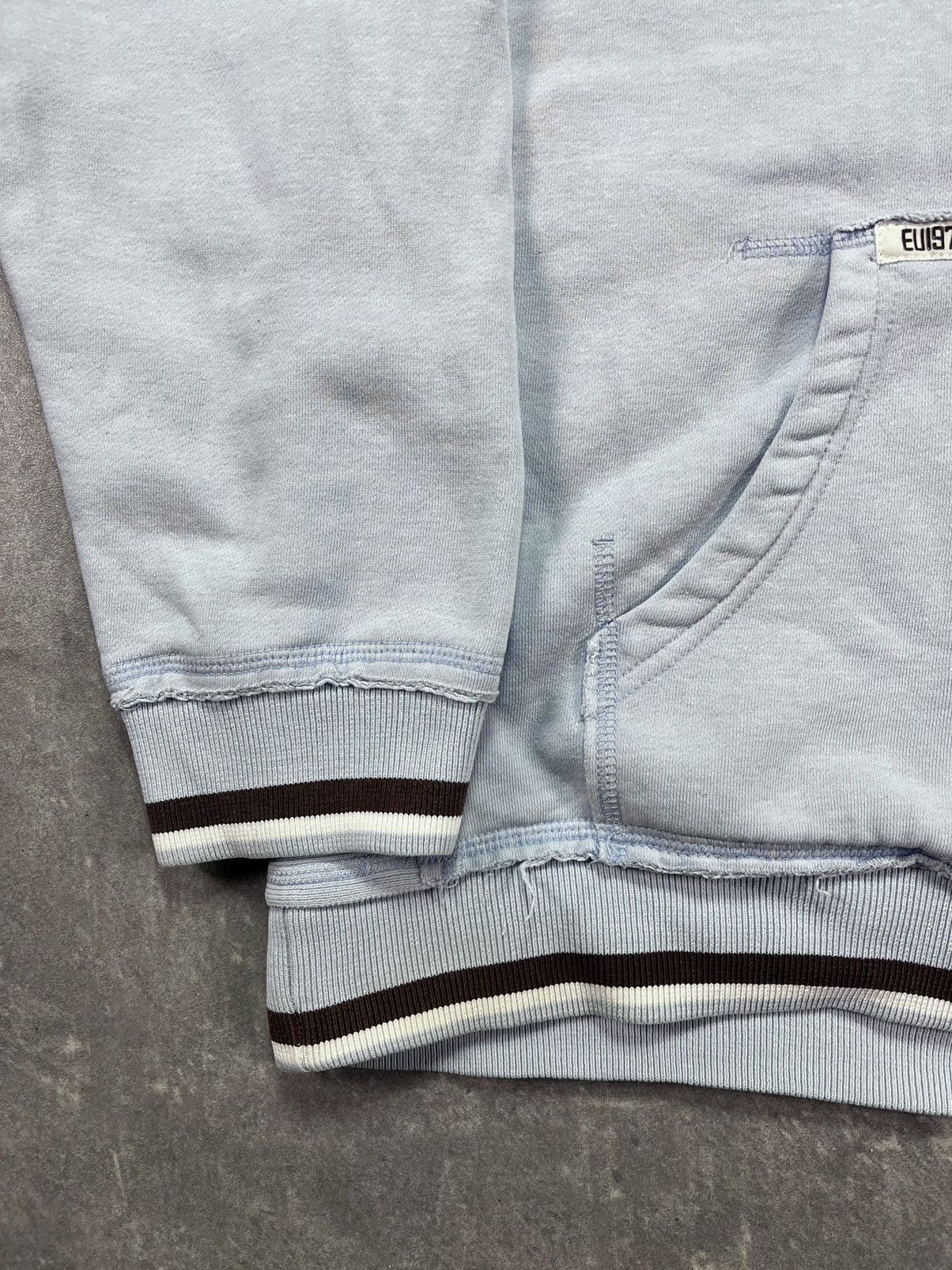 Ecko Unltd. Ecko Unltd. Embroidered Logo Baby Blue Baggy Zip Hoodie L XL Size US L / EU 52-54 / 3 - 4 Thumbnail