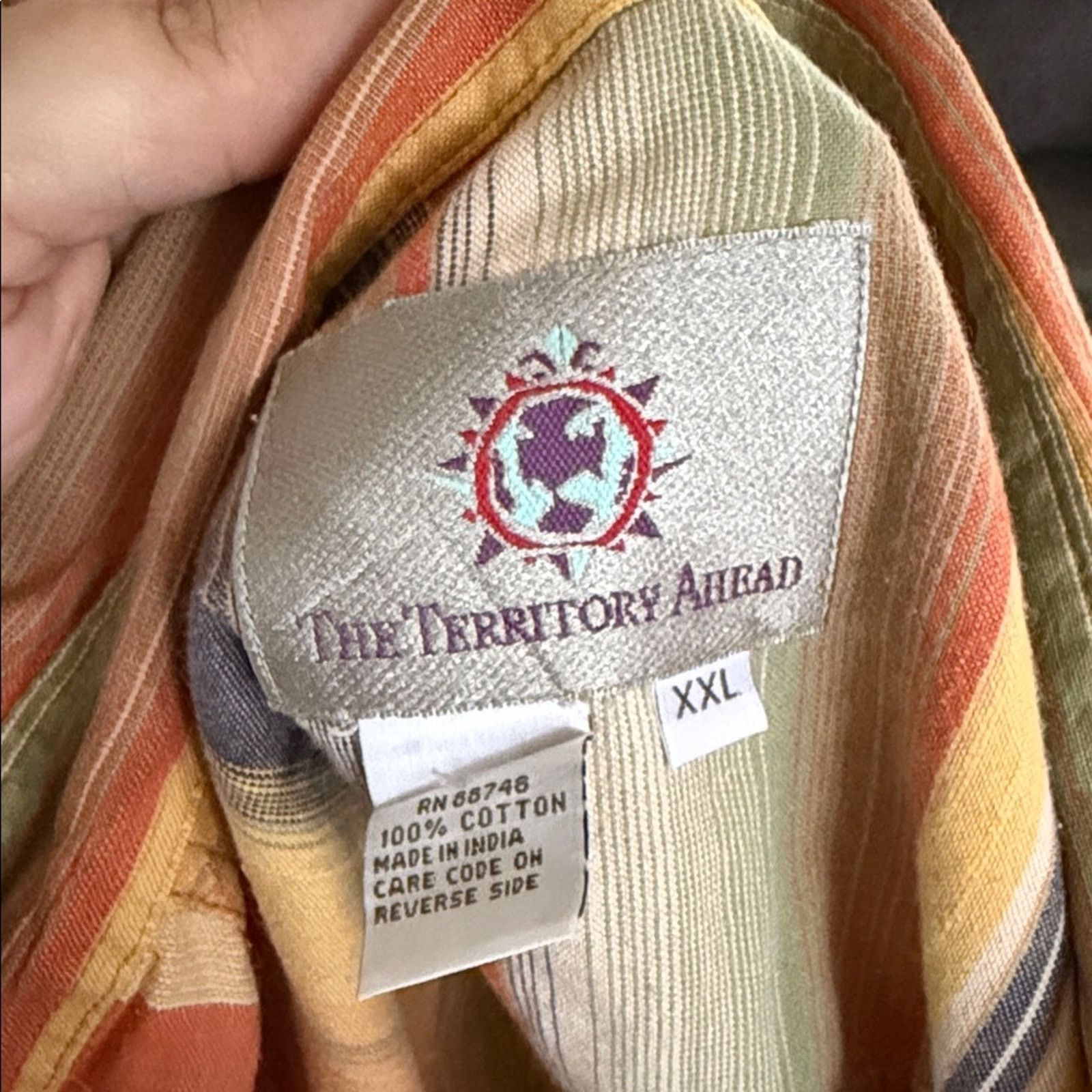 The Territory Ahead THE TERRITORY AHEAD lightweigh coastal cabincore buttonup 2X Size US XXL / EU 58 / 5 - 2 Thumbnail