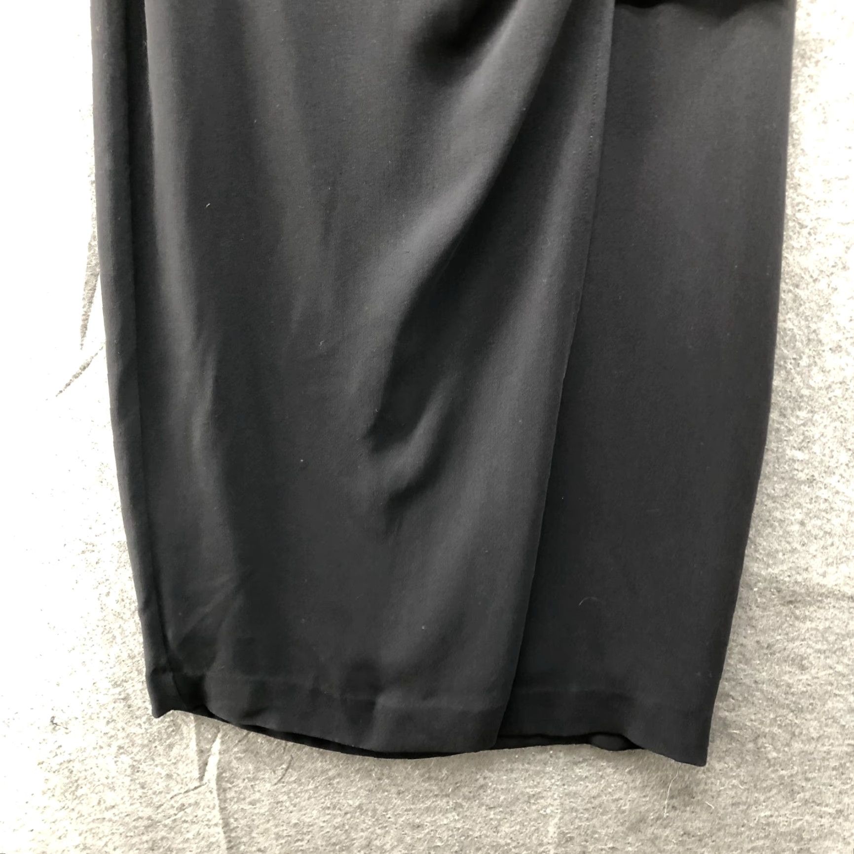 Banana Republic VINTAGE Banana Republic Wrap Midi Skirt Womens 4 Side Tie Dressy Formal Black Size 27" / US 4 / IT 40 - 4 Thumbnail