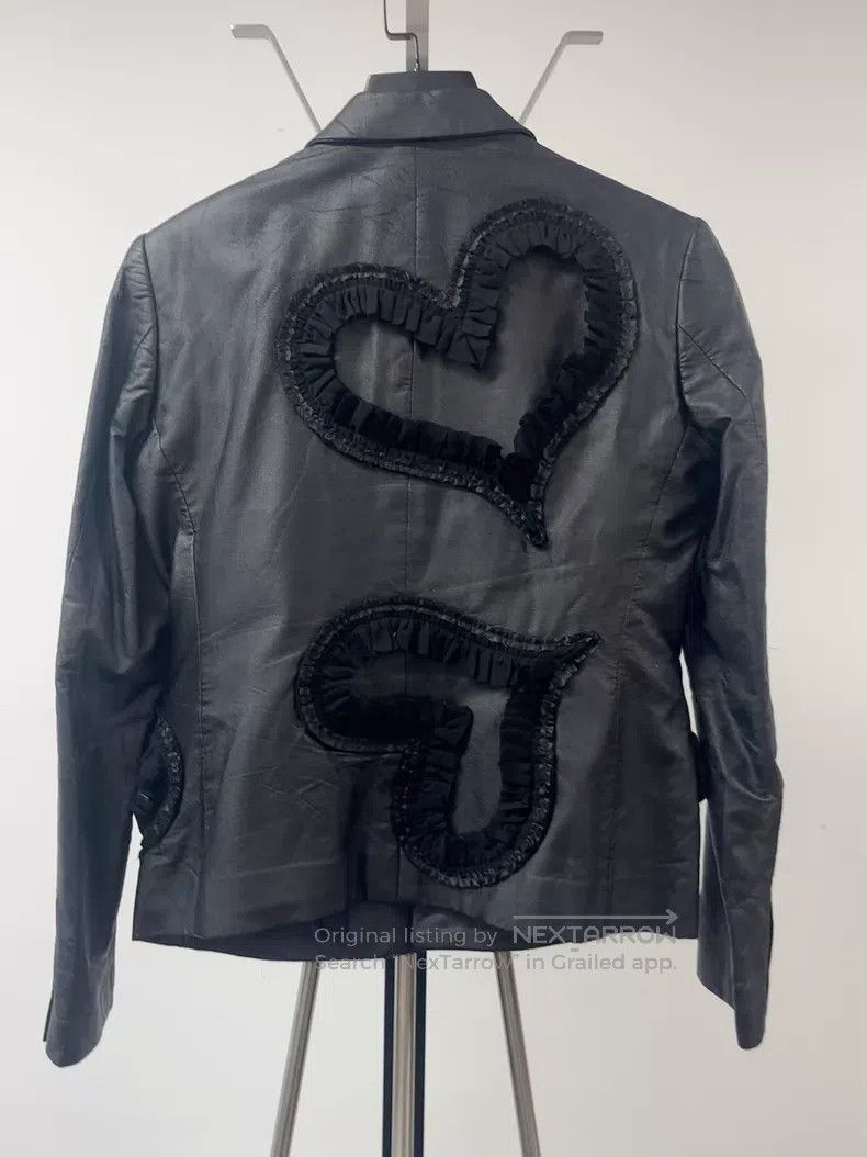 Comme des Garcons Comme des Garcons Heart Shape Leather Jacket Size XS / US 0-2 / IT 36-38 - 3 Thumbnail