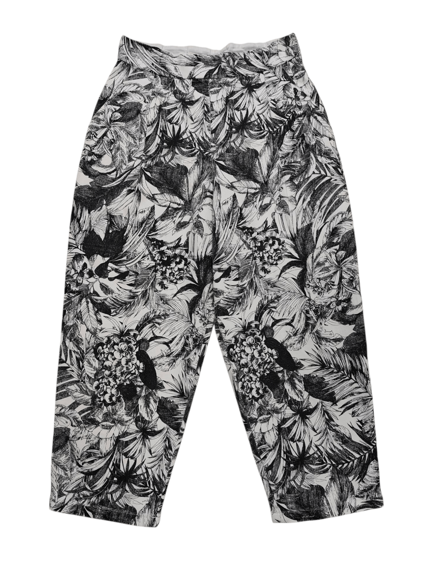 Japanese Brand 🇯🇵 Luca/Lady Luck Luca Florals Art High Waist Capri Size 27" / US 4 / IT 40 - 1 Thumbnail