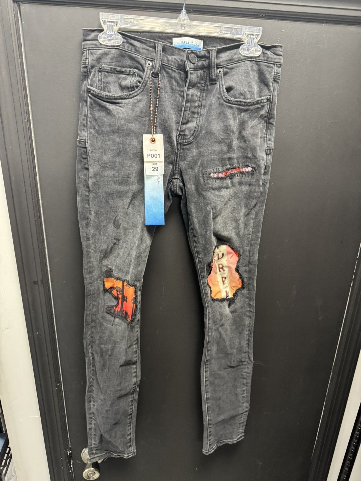 【値下げ❗】PURPLE BRAND low-rise ripped Purple Brand low-rise Ripped Skinny Jeans | Black | FARFETCH NO