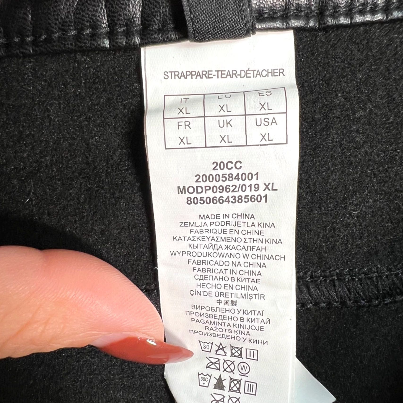 Calzedonia Calzedonia Womens XL Black Faux Leather High-Waisted Skinny Pants NEW! Calzedonia Womens XL Black Faux Leather High-Waisted Skinny Pants NEW! Size 40" / US 18 - 3 Thumbnail