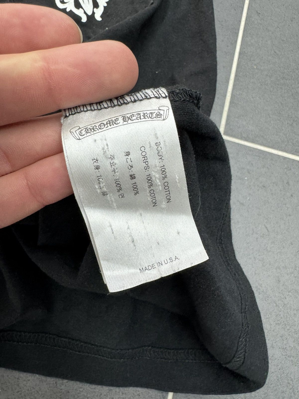 Chrome Hearts Chrome hearts half dagger script logo shortsleeve Size US L / EU 52-54 / 3 - 8 Thumbnail