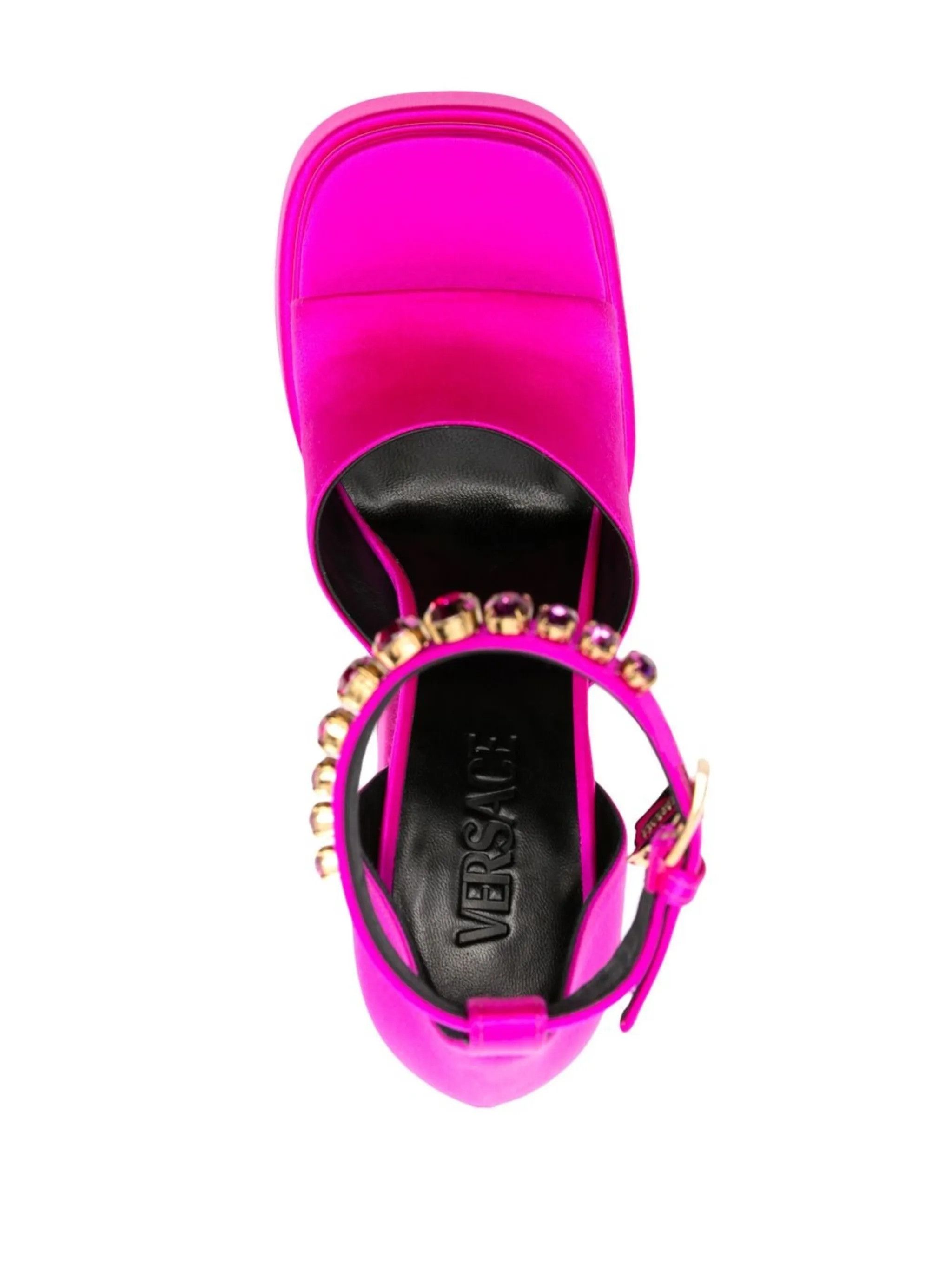 Versace o1y0226 Ankle Strap Sandals in Fuchsia Size US 8 / IT 38 - 4 Thumbnail