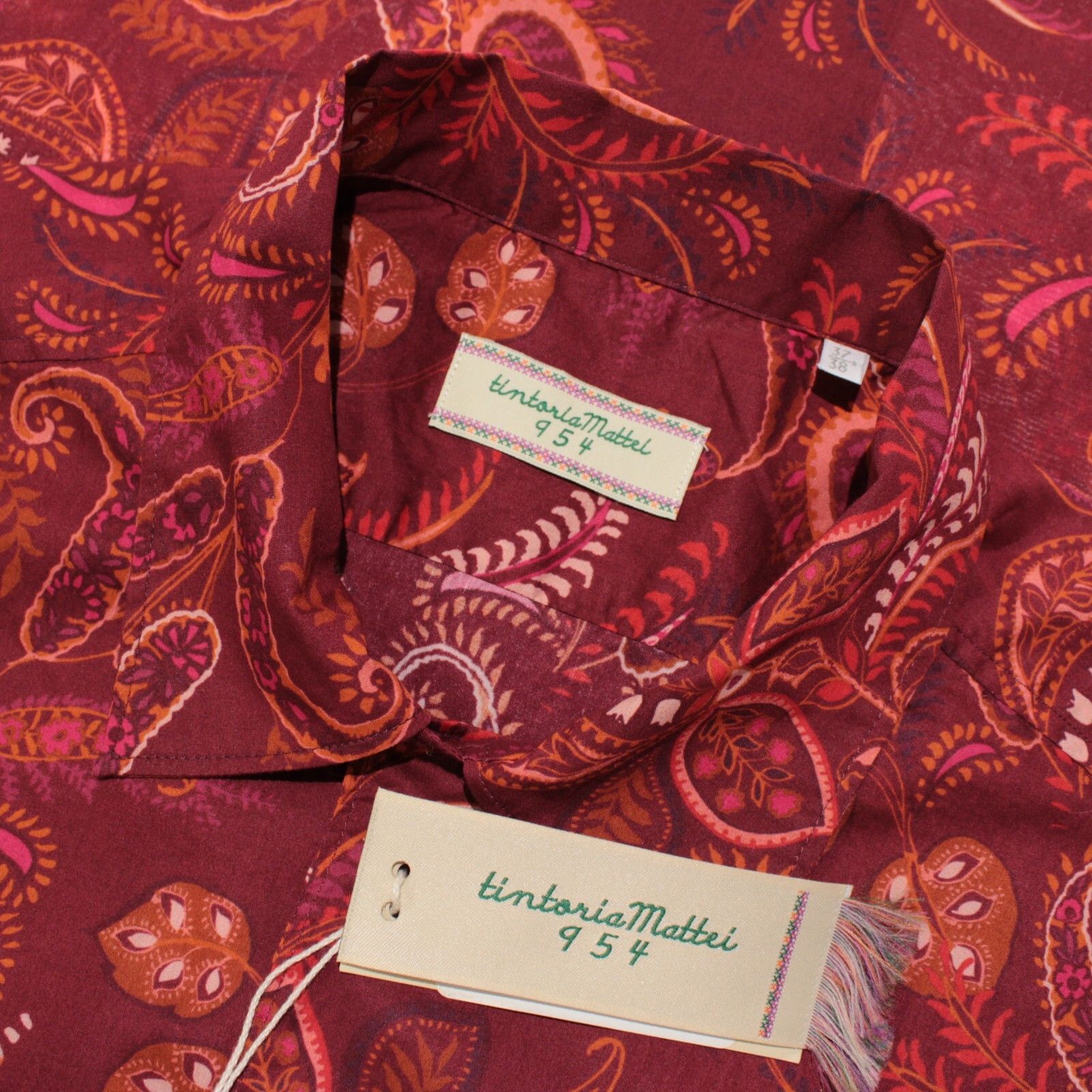 Tintoria Mattei New with tags Shirt Size S US In Red