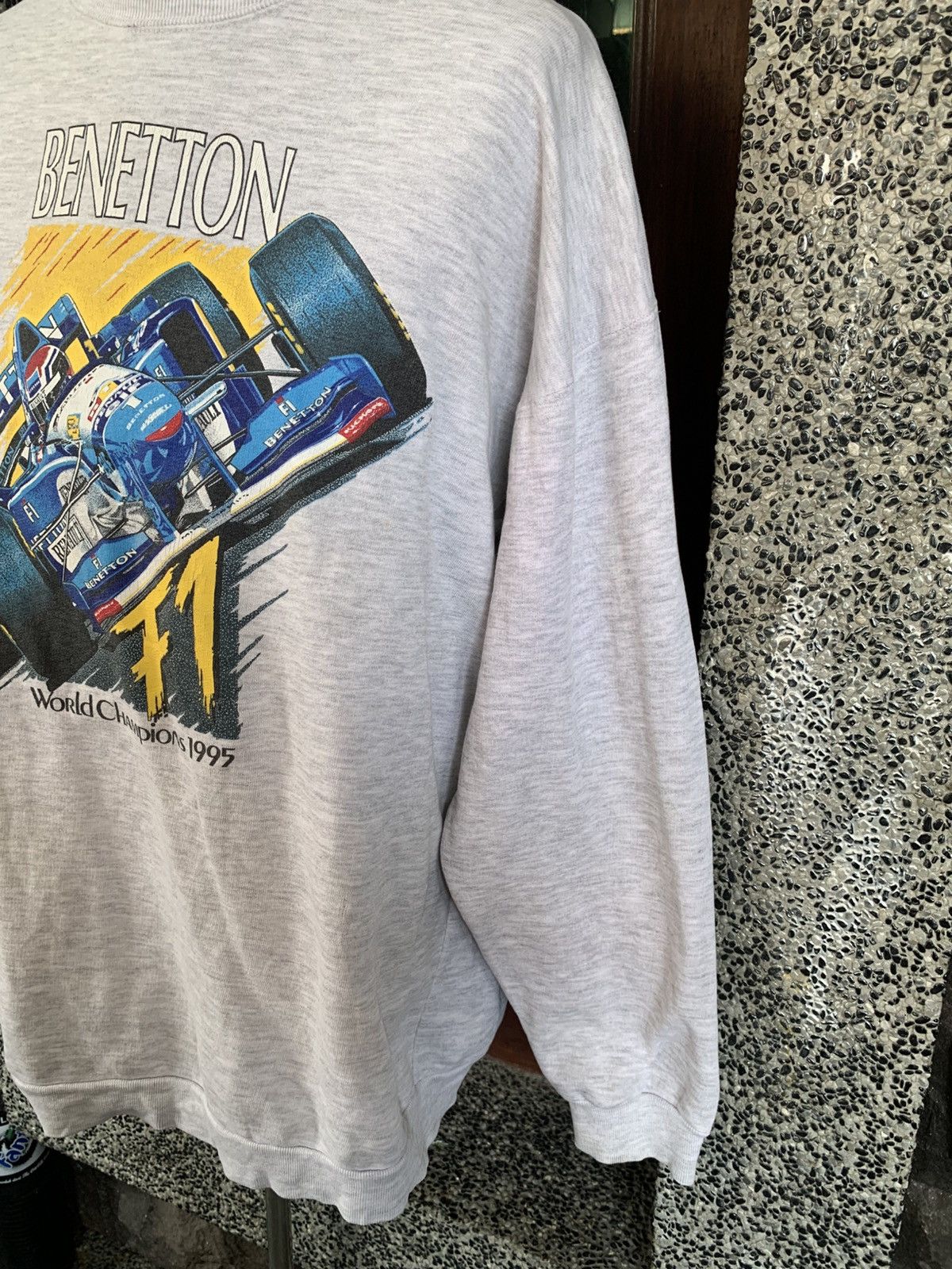 Formula 1 Vintage 90s Benetton Formula 1 Racing Team Sweatshirt Size US L / EU 52-54 / 3 - 3 Thumbnail