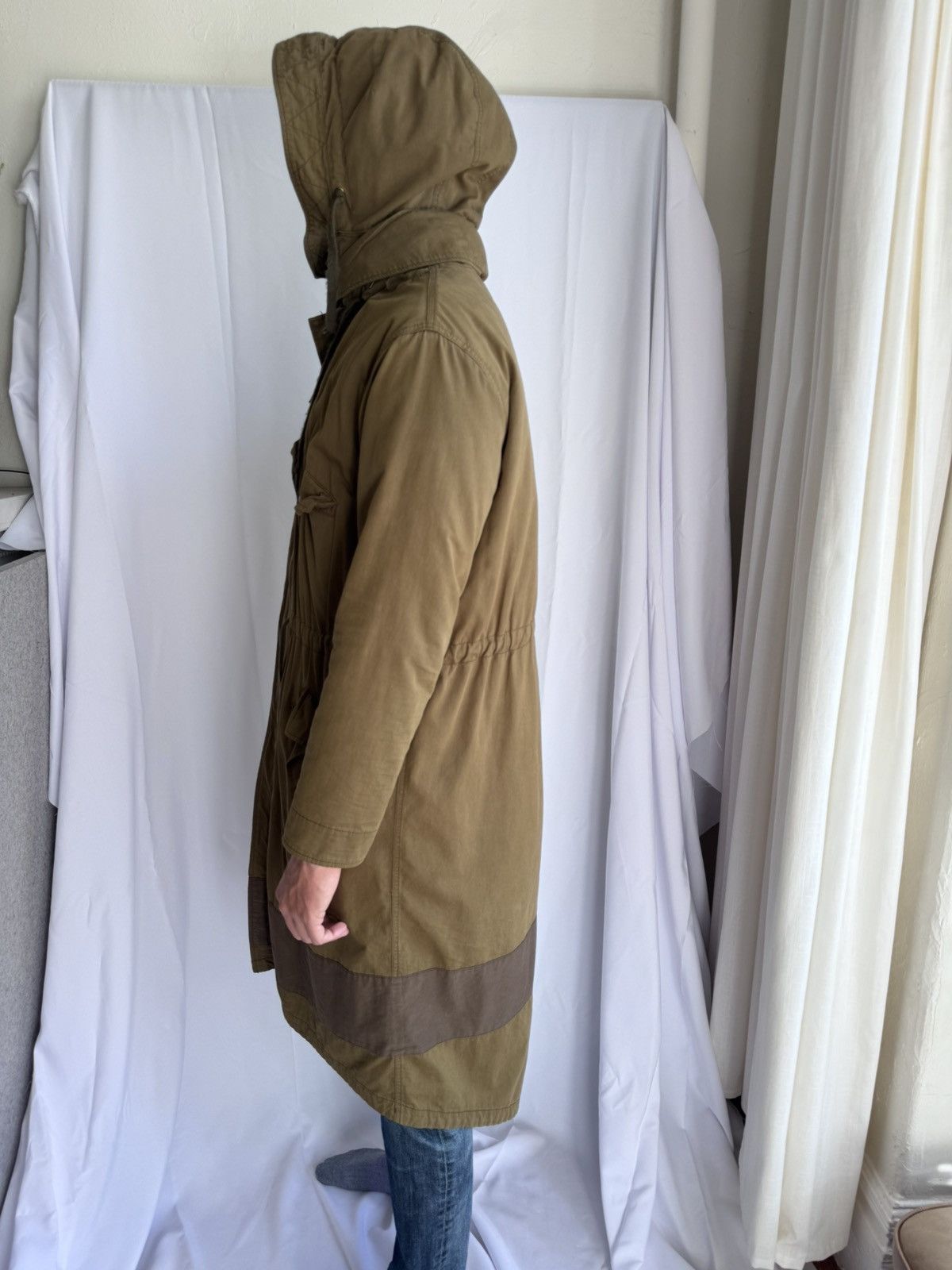 Robert Geller FW 2014 Hooded Military Parka removable quilted lining Size US L / EU 52-54 / 3 - 5 Thumbnail