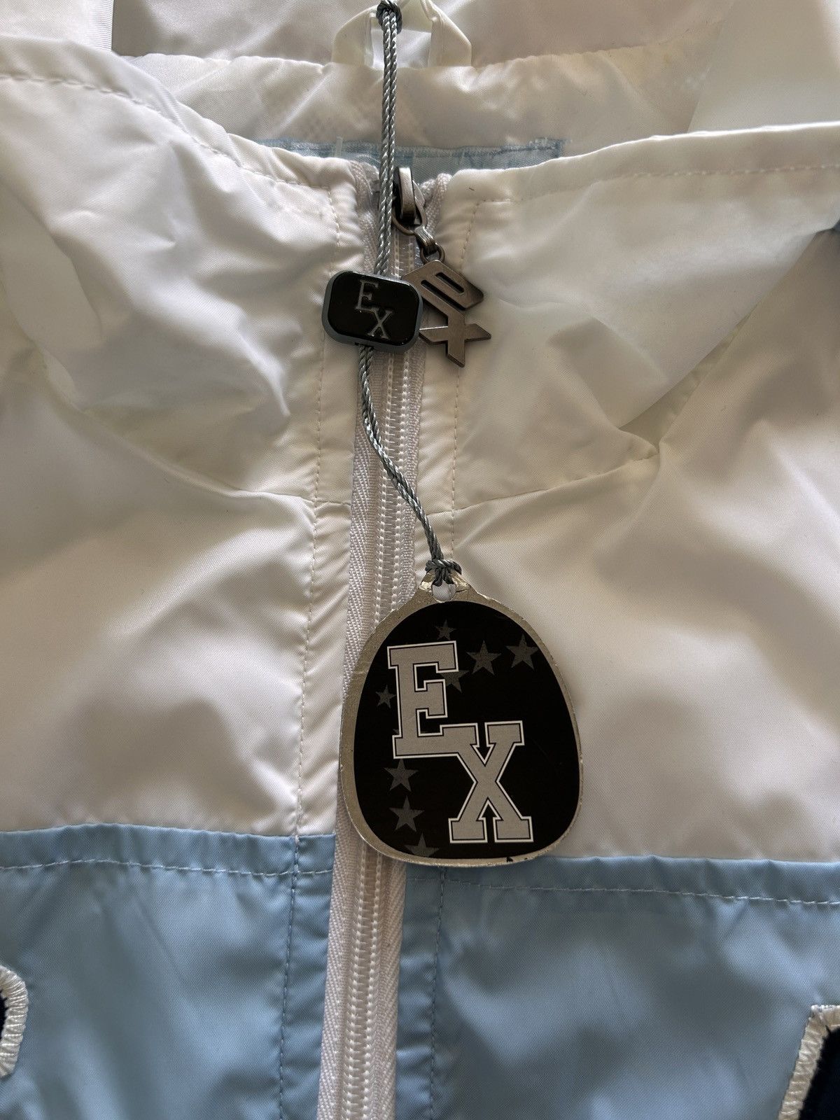Other Y2K TAGGED! Y2K TAGGED! Exco Athletics White Track Jacket Size US L / EU 52-54 / 3 - 3 Thumbnail