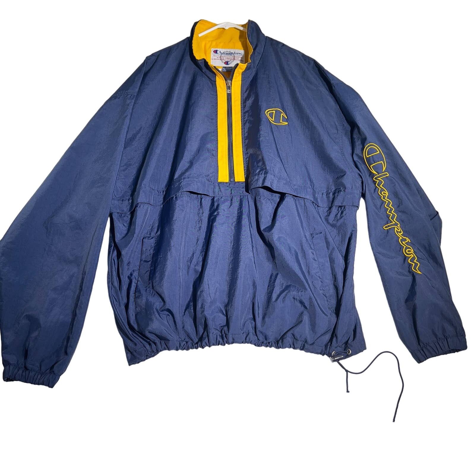 Champion Champion 1/2 Zip Pullover 2XL Vented Embroidered Logo Pocket Size US XXL / EU 58 / 5 - 1 Thumbnail