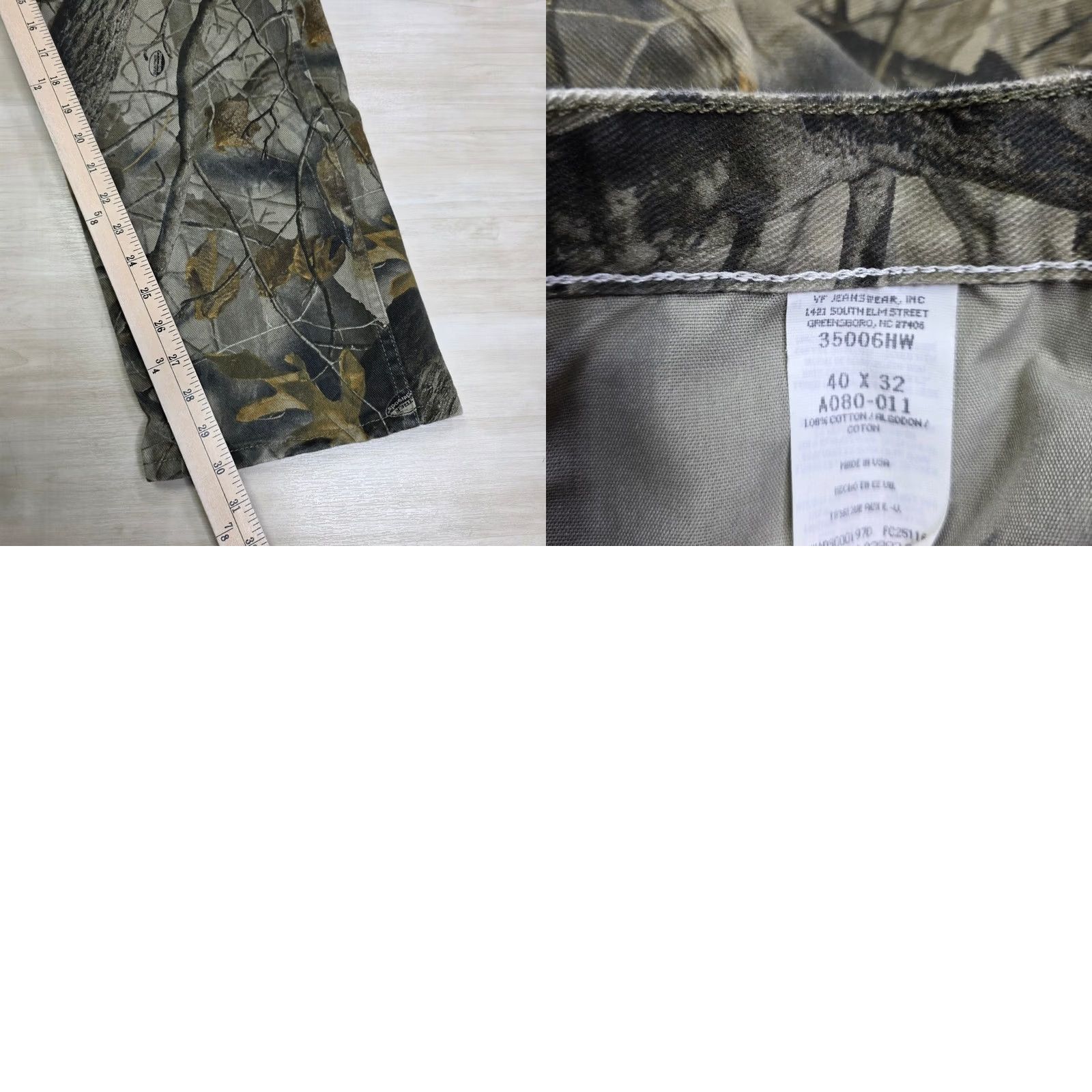 Wrangler Wrangler Pants Mens 36 Green Rugged Wear Real Tree Camo Men Outdoor Hunting Size Size US 36 / EU 52 - 8 Thumbnail