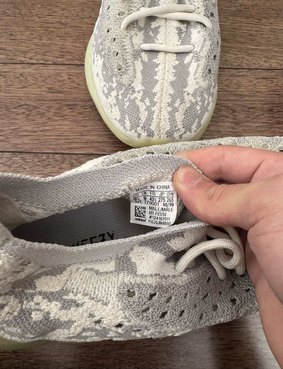 Adidas × Yeezy YEEZY 380 ALIEN Size US 9.5 / EU 42-43 - 6 Thumbnail
