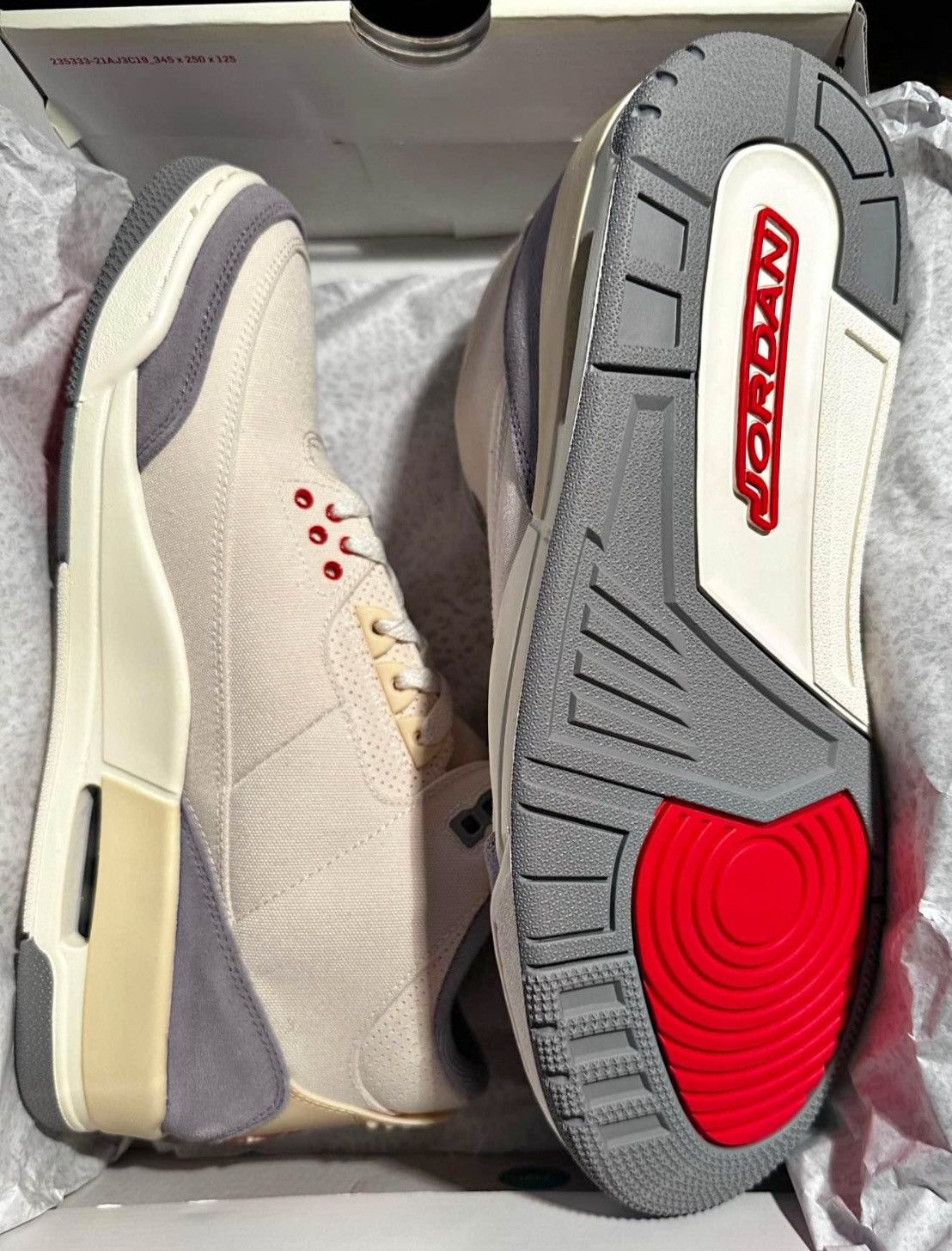Jordan Brand Jordan 3 retro muslin Size US 9 / EU 42 - 5 Thumbnail