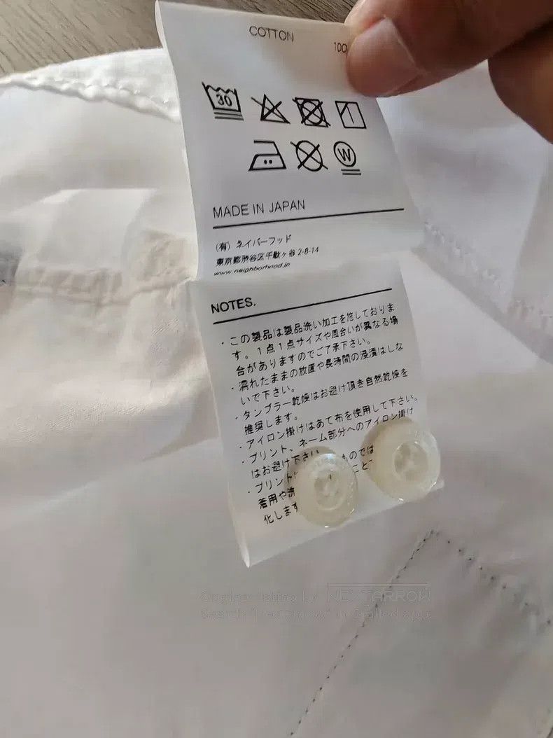 Neighborhood Neighborhood Yamamoto Collaborative Printed Long Sleeve Sh Size US M / EU 48-50 / 2 - 5 Thumbnail