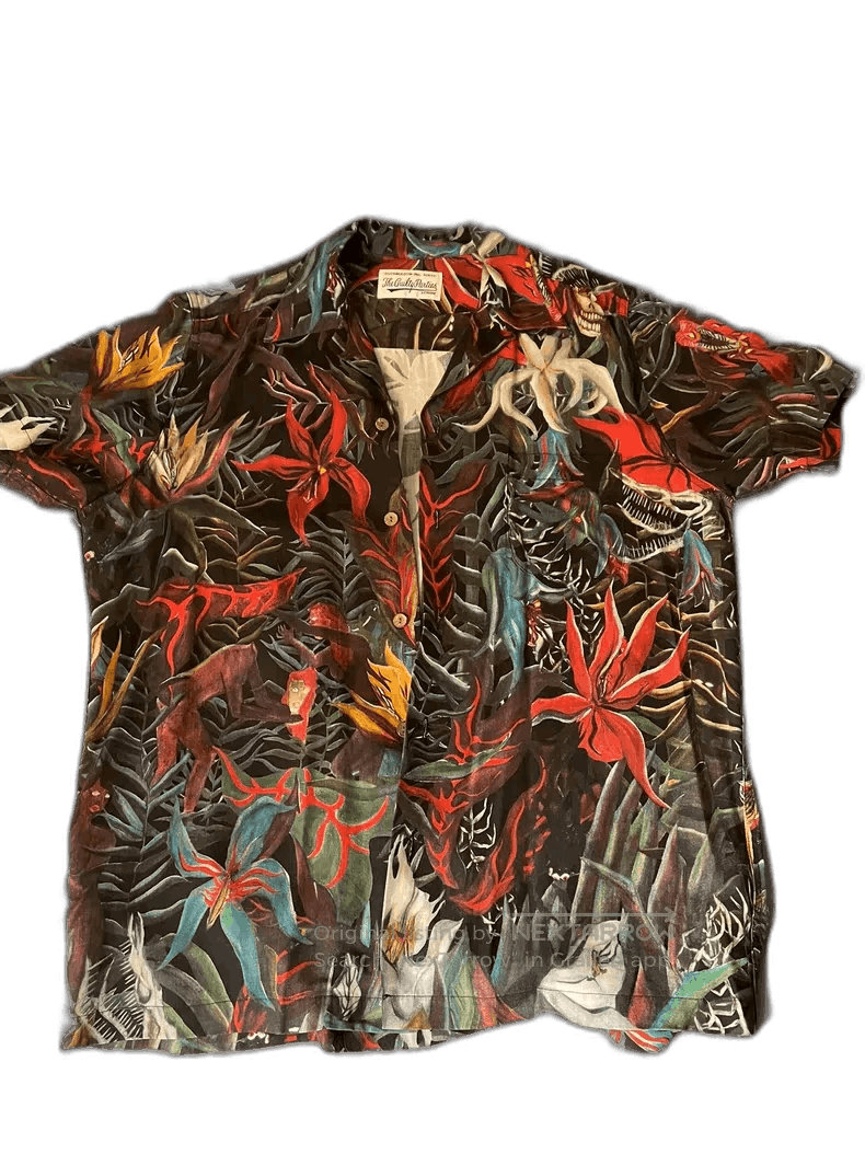 Wacko Maria Wacko Maria Hell Flower Short Sleeve Shirt Size US M / EU 48-50 / 2 - 1 Thumbnail