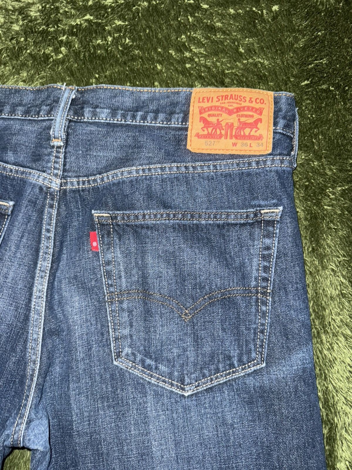 Levi's [W36/L34] Levi’s 527 Blank Tab Bootcut Denim Pants Indigo Size US 36 / EU 52 - 11 Thumbnail