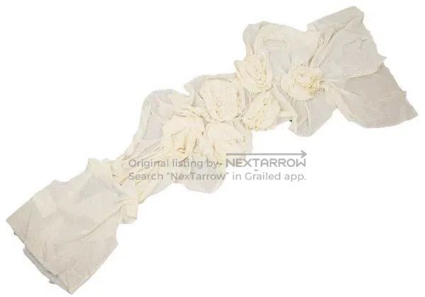 Comme des Garcons Comme des Garcons size F Beige vintage rose design waistco Size S / US 4 / IT 40 - 6 Thumbnail