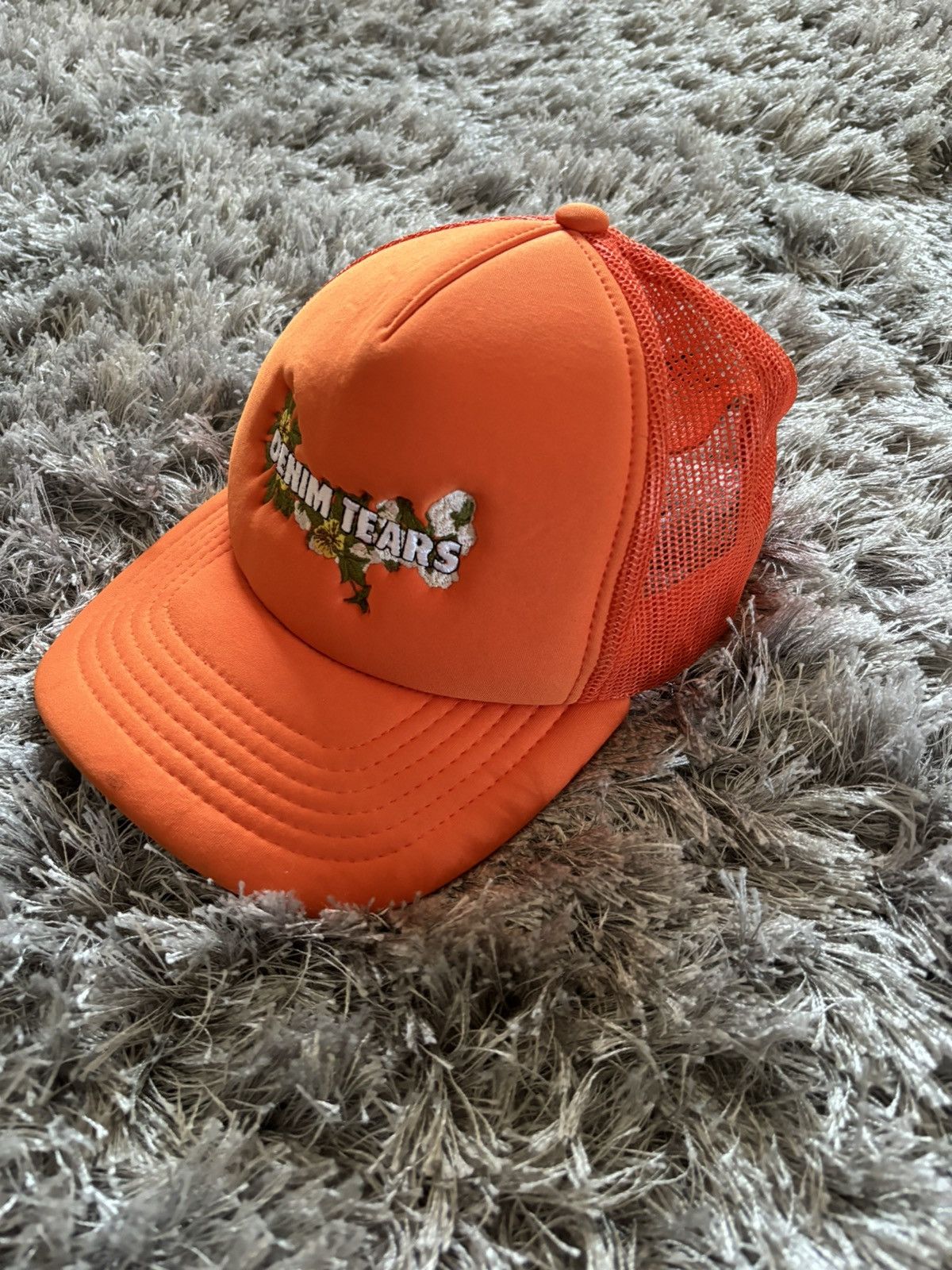 Denim Tears Floral Trucker Cap