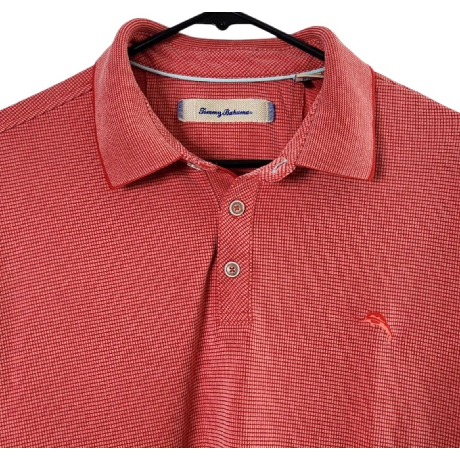 Tommy Bahama Tommy Bahama Mens L Polo Shirt Red Embroidered Logo Short Sleeve Size US L / EU 52-54 / 3 - 3 Thumbnail