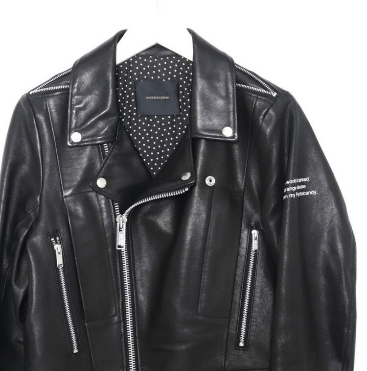 Undercover UNDERCOVER 14 PSYCHOCANDY Horse Leather Double Riders Jacket Size US S / EU 44-46 / 1 - 2 Thumbnail