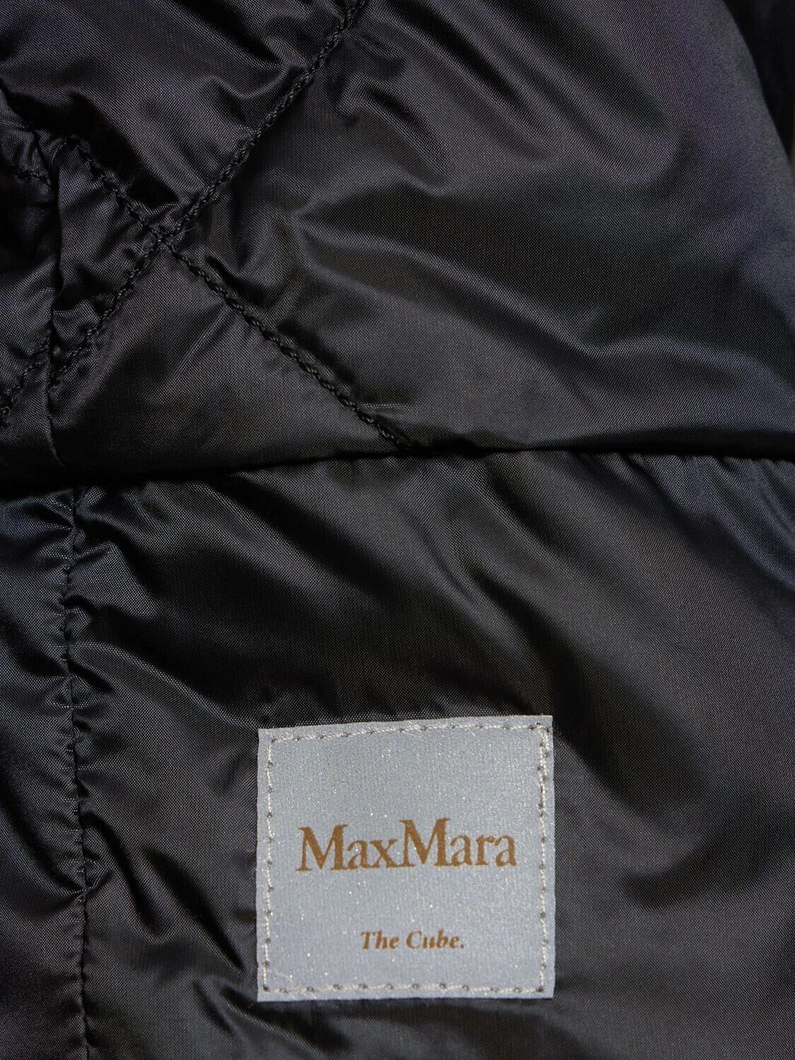 Max Mara MAX MARA Disoft $1350 Black Reversible Down Jacket New Size XXS / US 00 / IT 34 - 3 Thumbnail