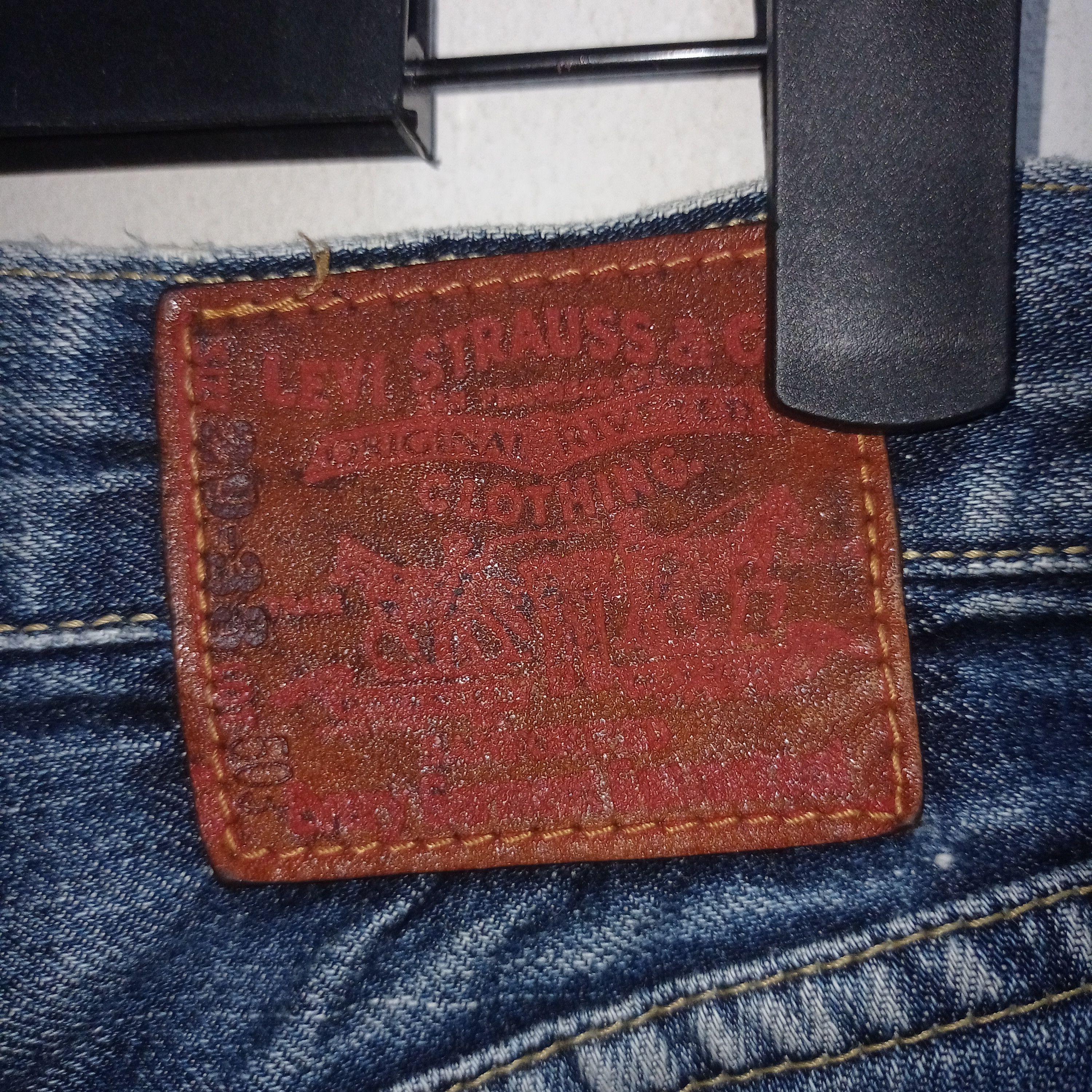 Levi's × Levi's Vintage Clothing Vintage 90s Levis 503 Sanforized Distressed Baggy Jeans Size US 30 / EU 46 - 7 Thumbnail