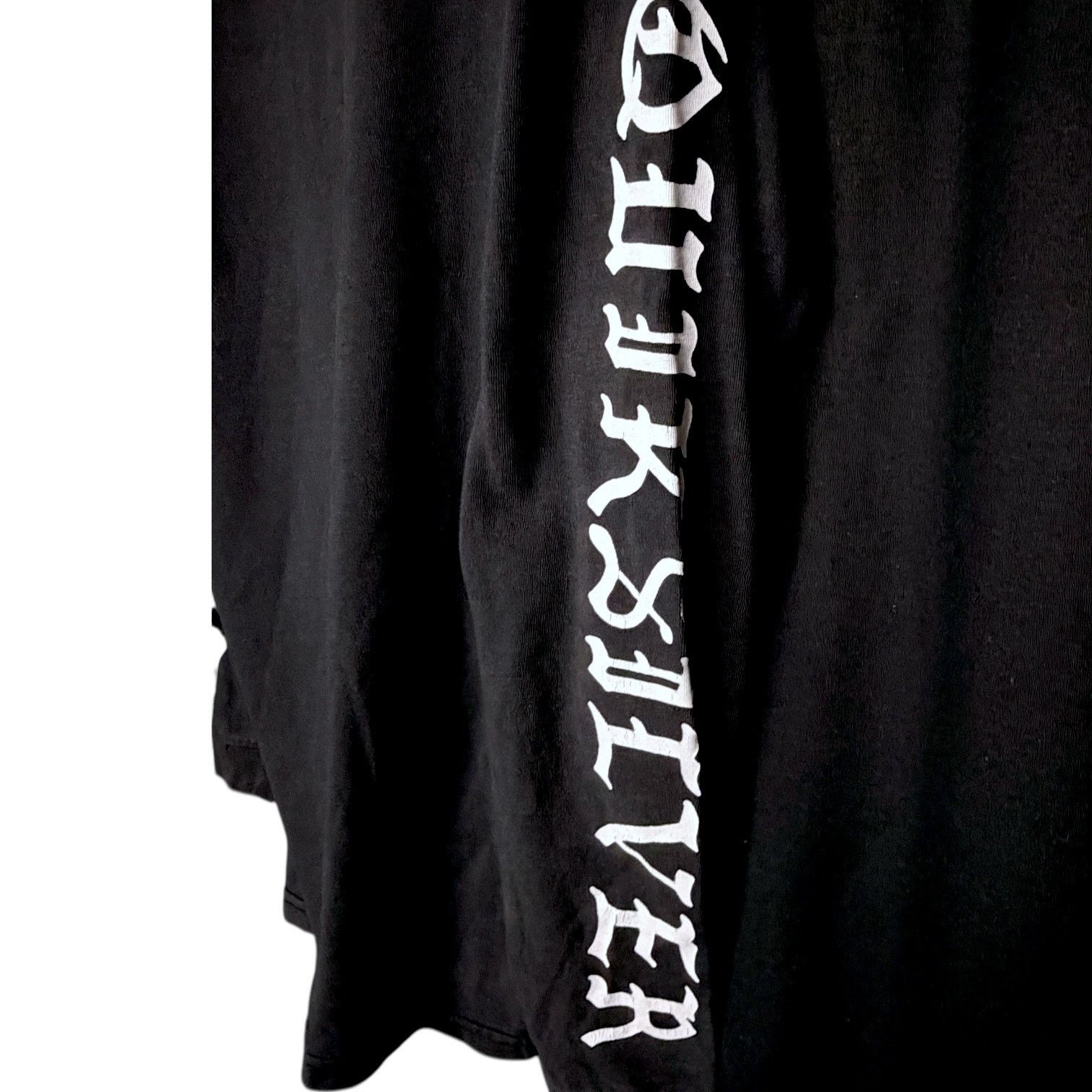Quiksilver Quiksilver Ghetto Surf Black L/S Street Crew Fit Skater T M Size US M / EU 48-50 / 2 - 6 Thumbnail
