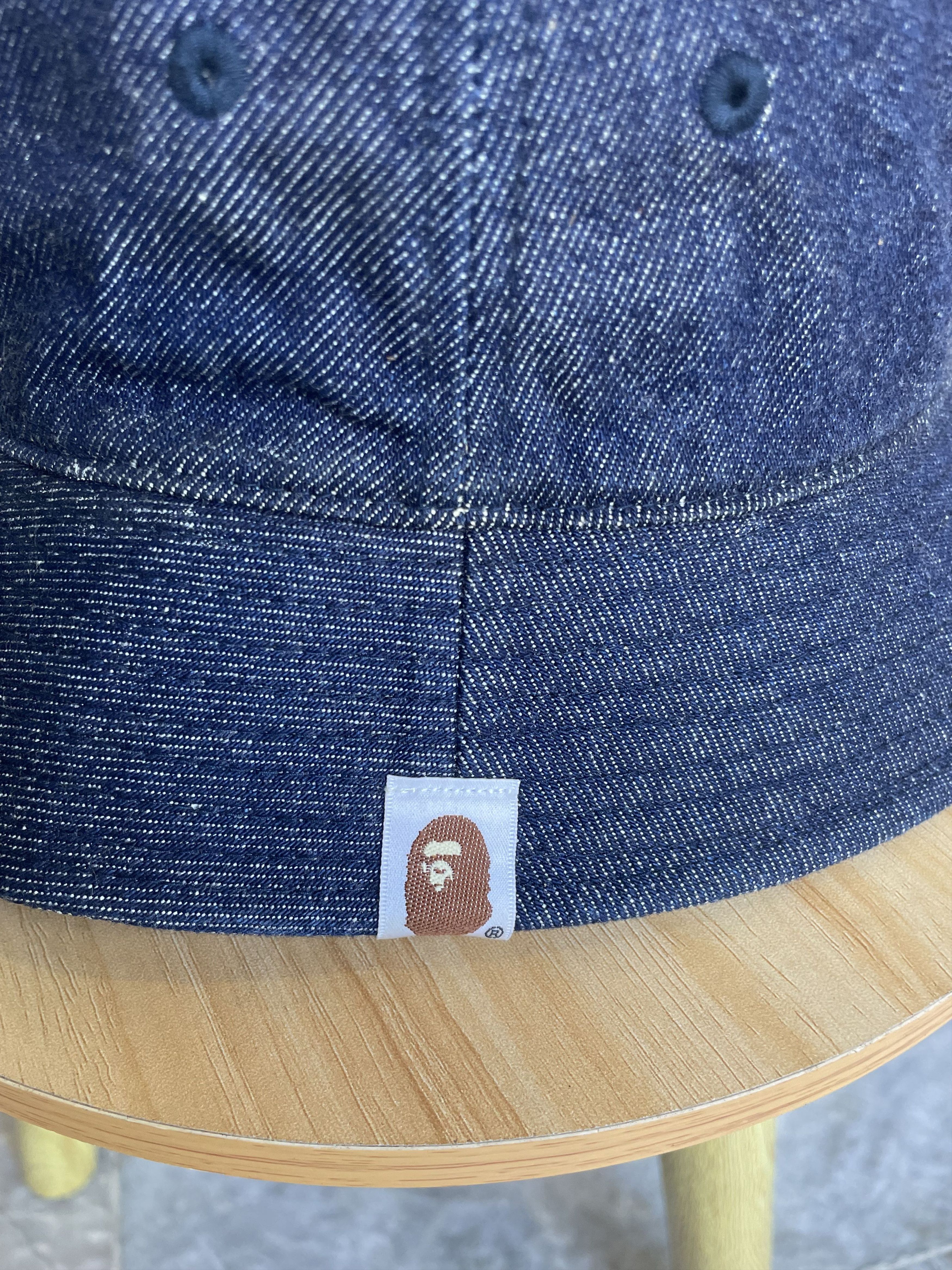 Bape Indigo Tiger Shark Bucket Hat Size ONE SIZE - 5 Thumbnail