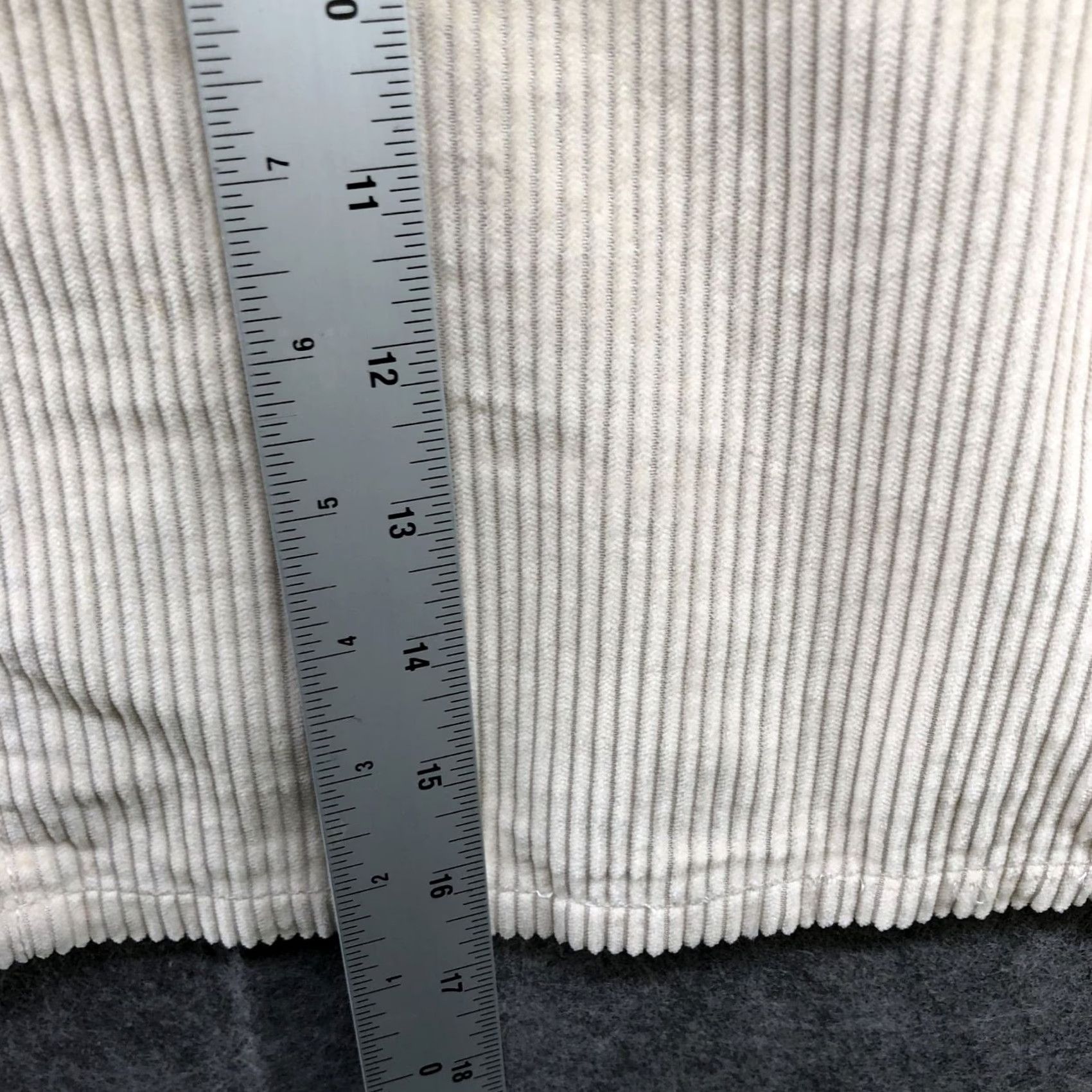 American Eagle Outfitters American Eagle Outfitters Skirt Corduroy Mini L Ivory Cream Women Short Size L Size 36" / US 14 / IT 50 - 5 Thumbnail