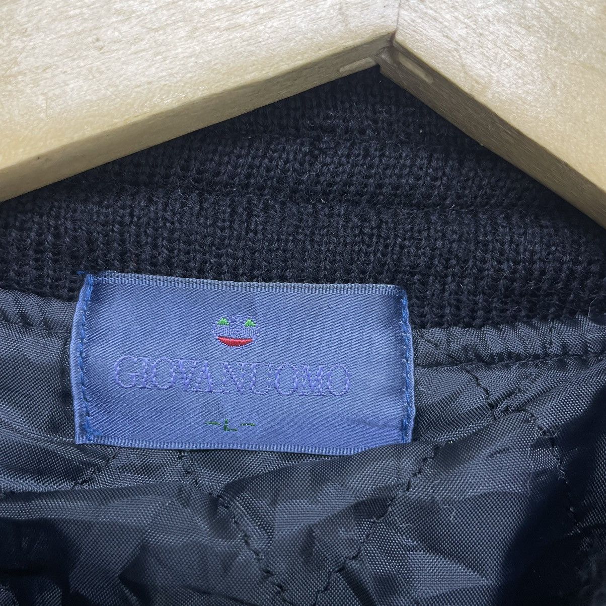 Other Japanese Brand Giovanuomo Knit Big Logo Jacket Size US M / EU 48-50 / 2 - 8 Thumbnail