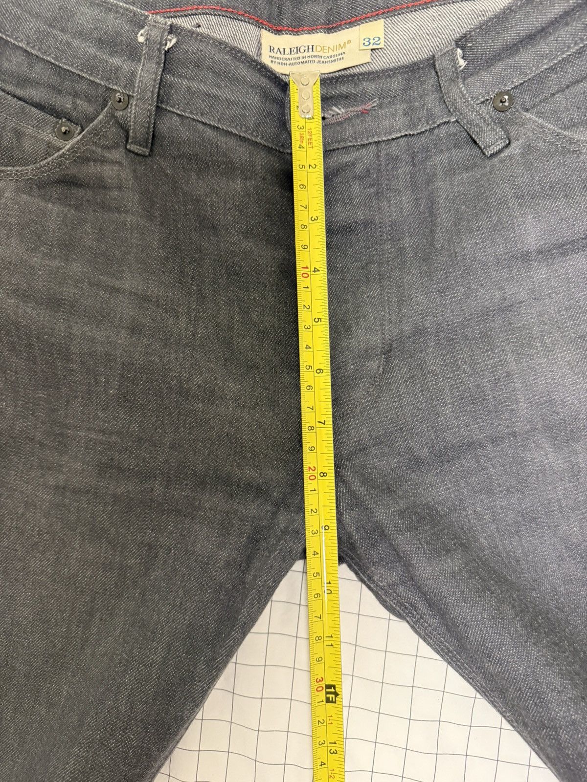 Raleigh Denim Raleigh Denim Martin Selvedge Raw Smokey Grey 32 Size US 32 / EU 48 - 7 Thumbnail