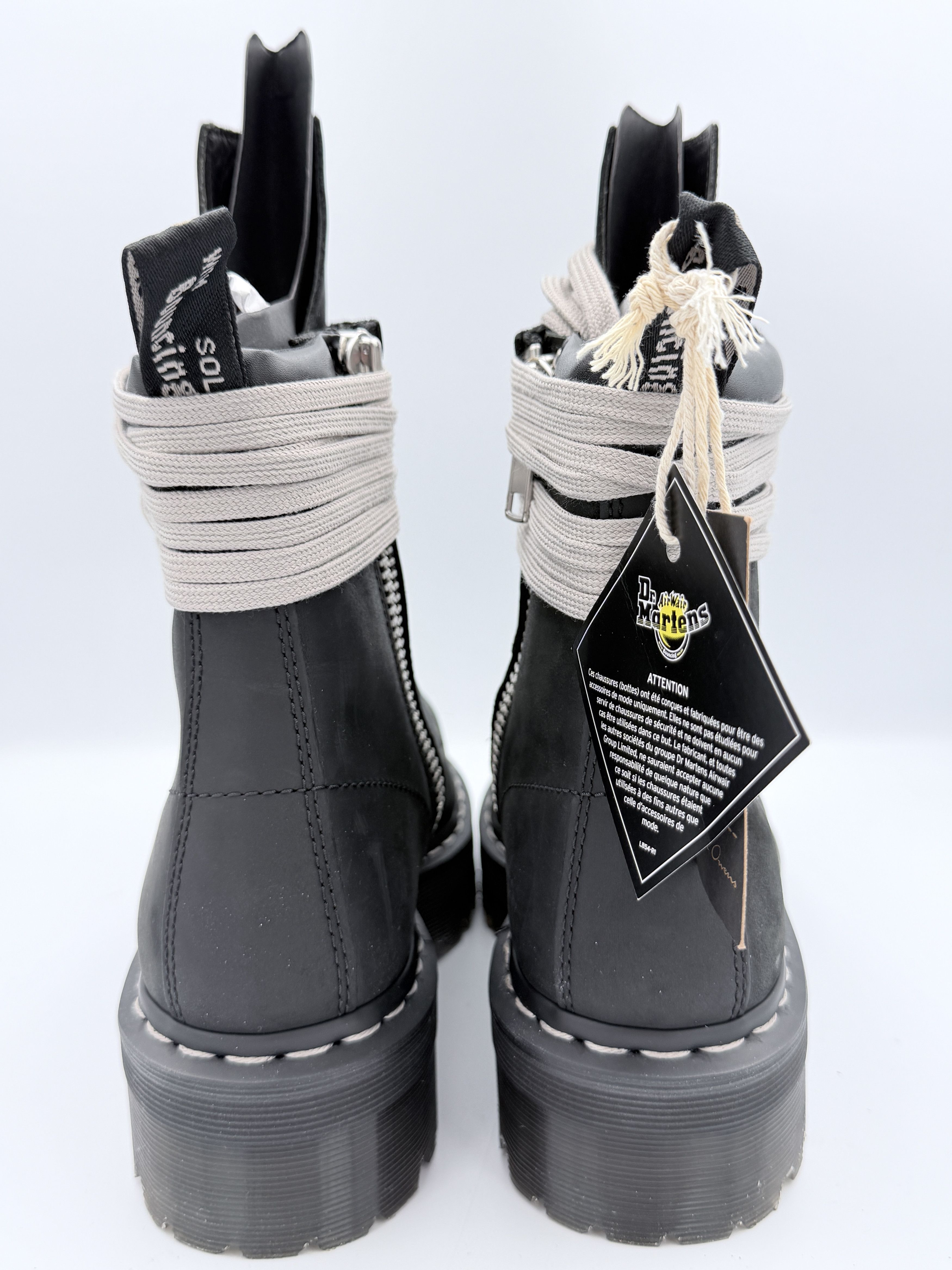 Dr. Martens × Rick Owens Rick Owens Dr. Martns 1460 Quad Sole Steel Toe Boot Size US 7.5 / EU 40-41 - 3 Thumbnail