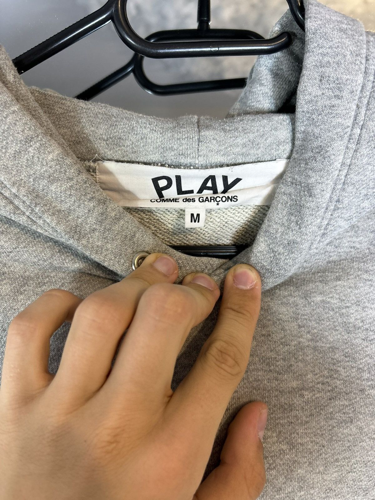 Comme des Garcons × Comme des Garcons PLAY × Vintage CDG Comme Des Garcons Play Small Logo Hoodie Size US M / EU 48-50 / 2 - 6 Thumbnail