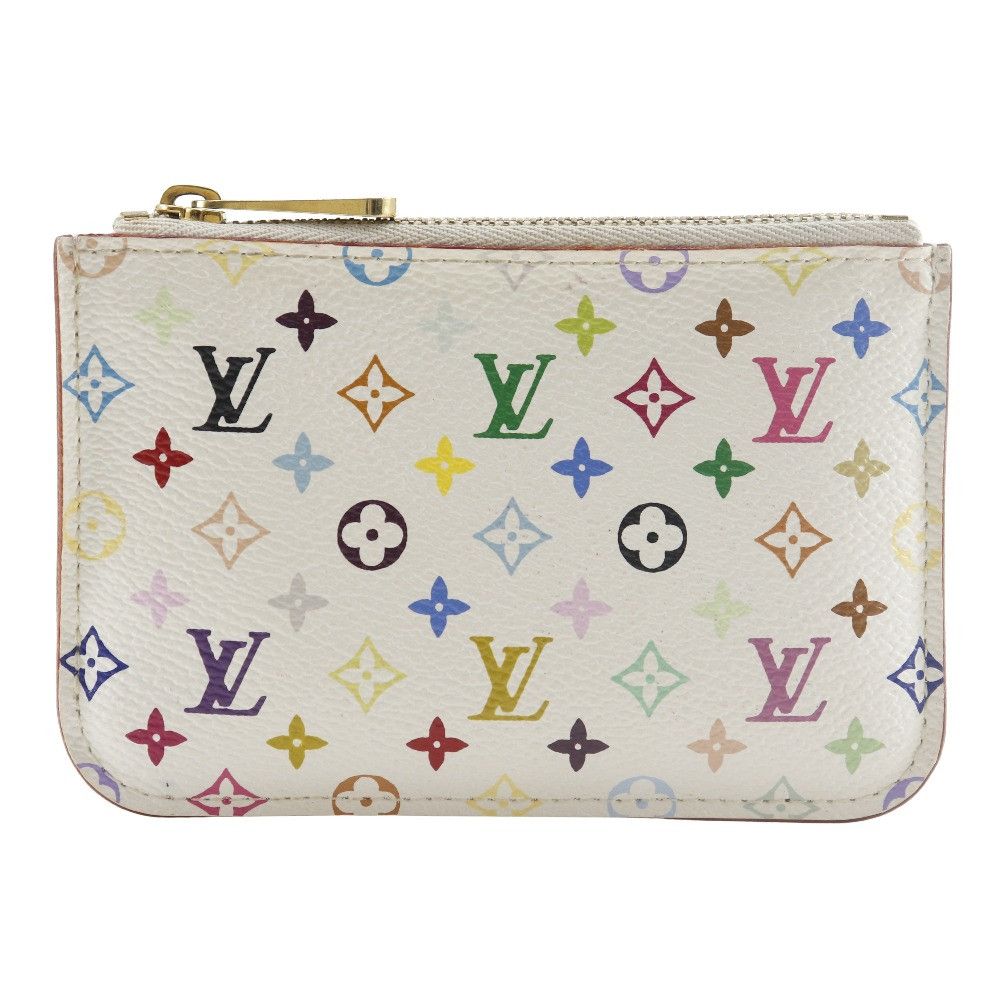Louis Vuitton Louis Vuitton Louis Vuitton Pochette Cle Monogram Multicolore Coin Case Canvas Coin Case M93734 DUTY FREE for USA Size ONE SIZE - 1 Thumbnail