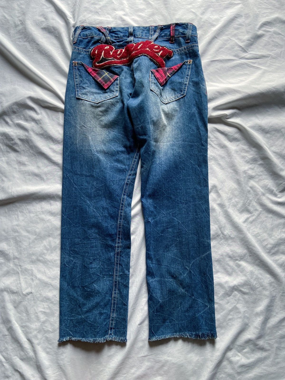Japanese Brand JAPANESE COLZA Y2K DENIM PANTS Size US 32 / EU 48 - 3 Thumbnail