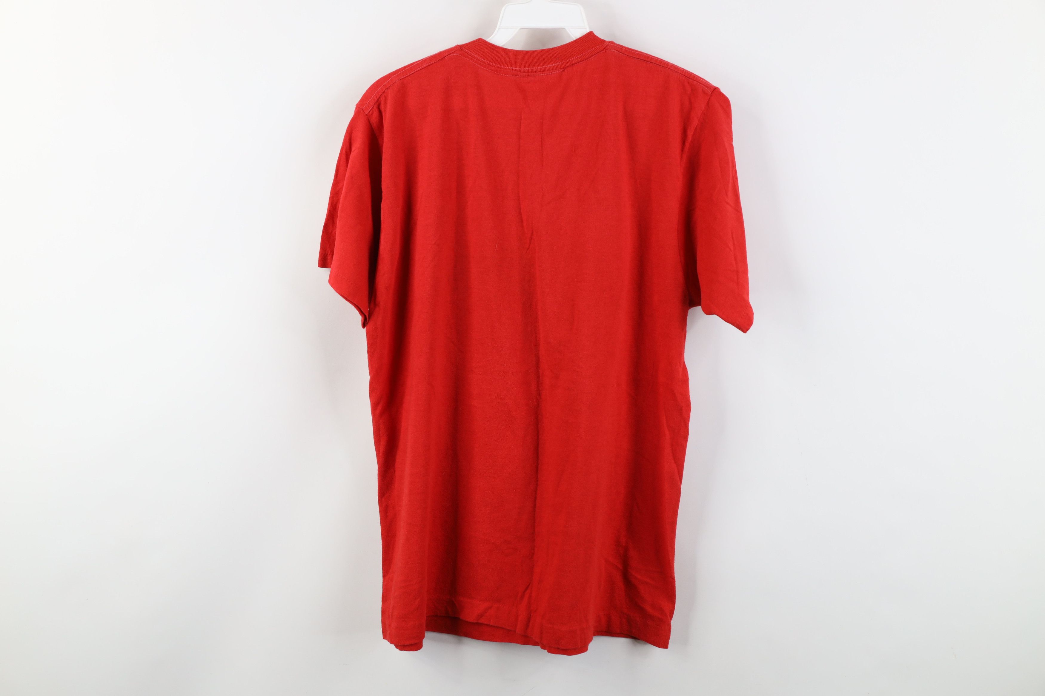 Vintage Vintage 80s Bros 3 Ring Circus Short Sleeve T-Shirt Red USA Size US L / EU 52-54 / 3 - 11 Thumbnail