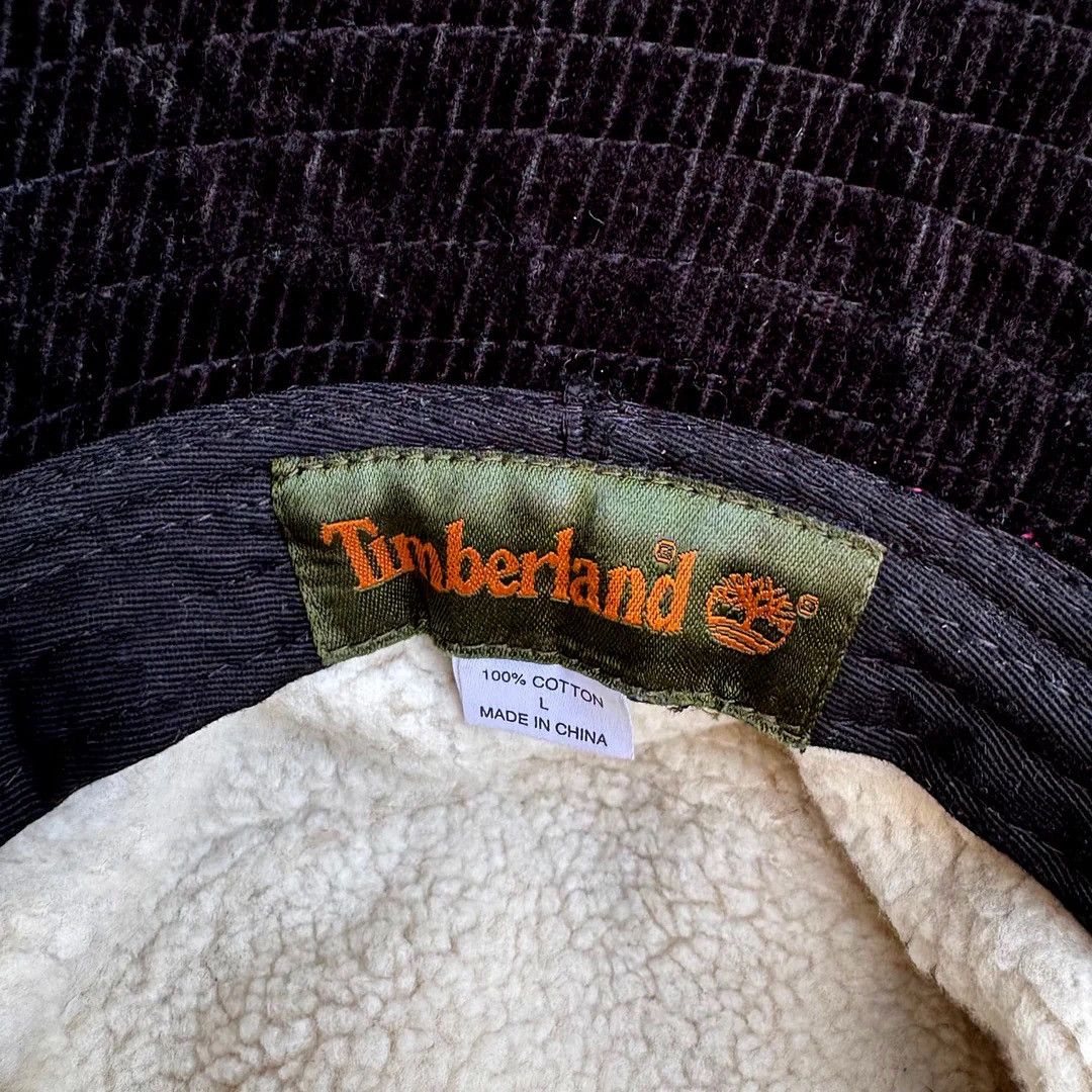 Timberland × Vintage Timberland 1990 90s Vintage Corduroy Unisex Bucket Hat Size ONE SIZE - 4 Thumbnail