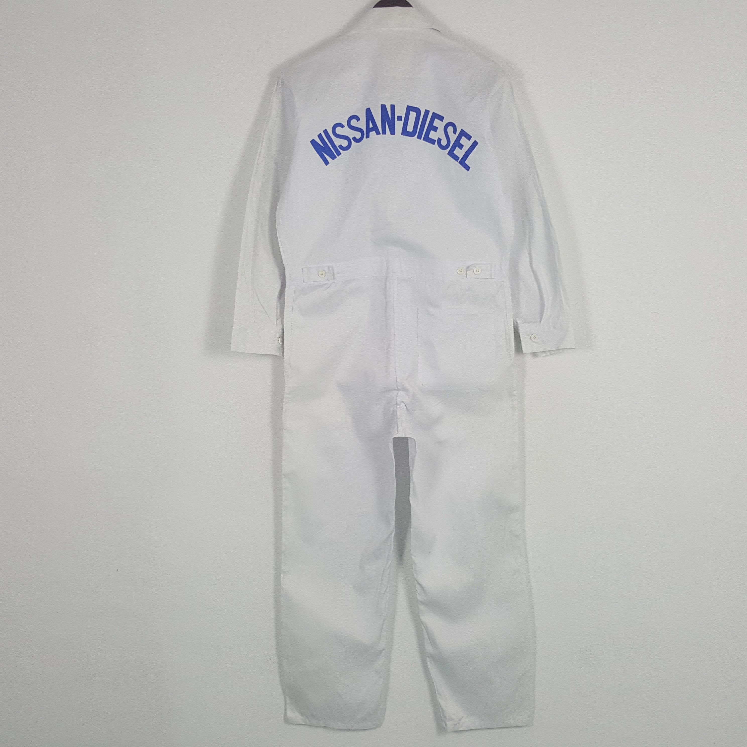 Japanese Brand × Sports Specialties × Vintage Vintage Nissan-Diesel Japan Worker Jumpsuit Coverall Jacket Size US M / EU 48-50 / 2 - 1 Thumbnail