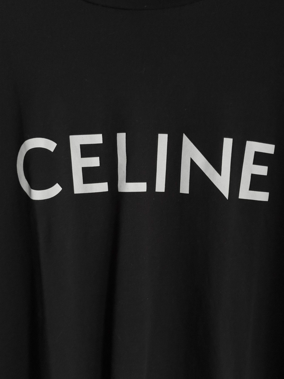 Celine CELINE LOOSE T-SHIRT IN COTTON JERSEY Size US XL / EU 56 / 4 - 2 Thumbnail