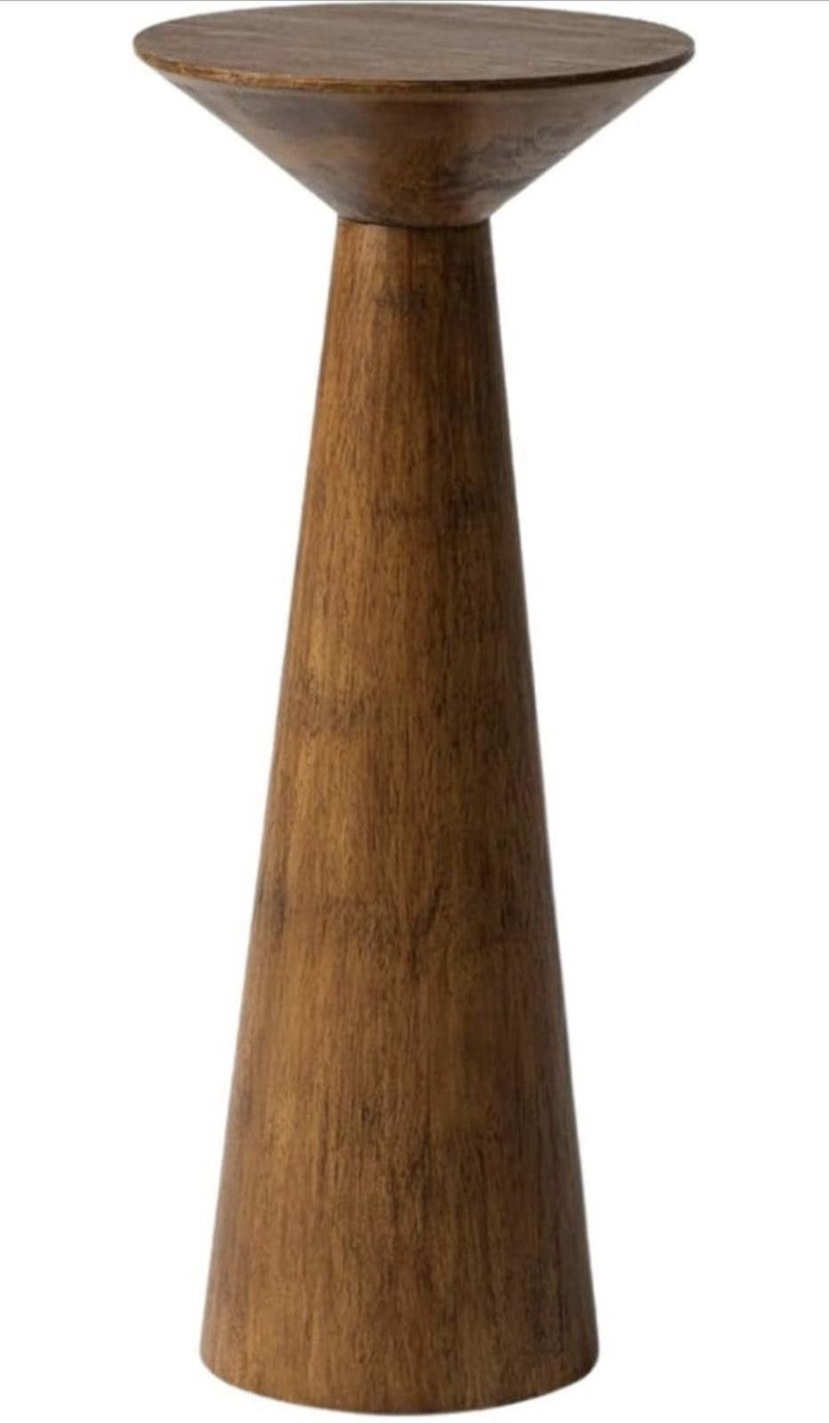 Other COZAYH Pedestal Tall Round Martini Table for Living Walnut Size ONE SIZE - 3 Thumbnail