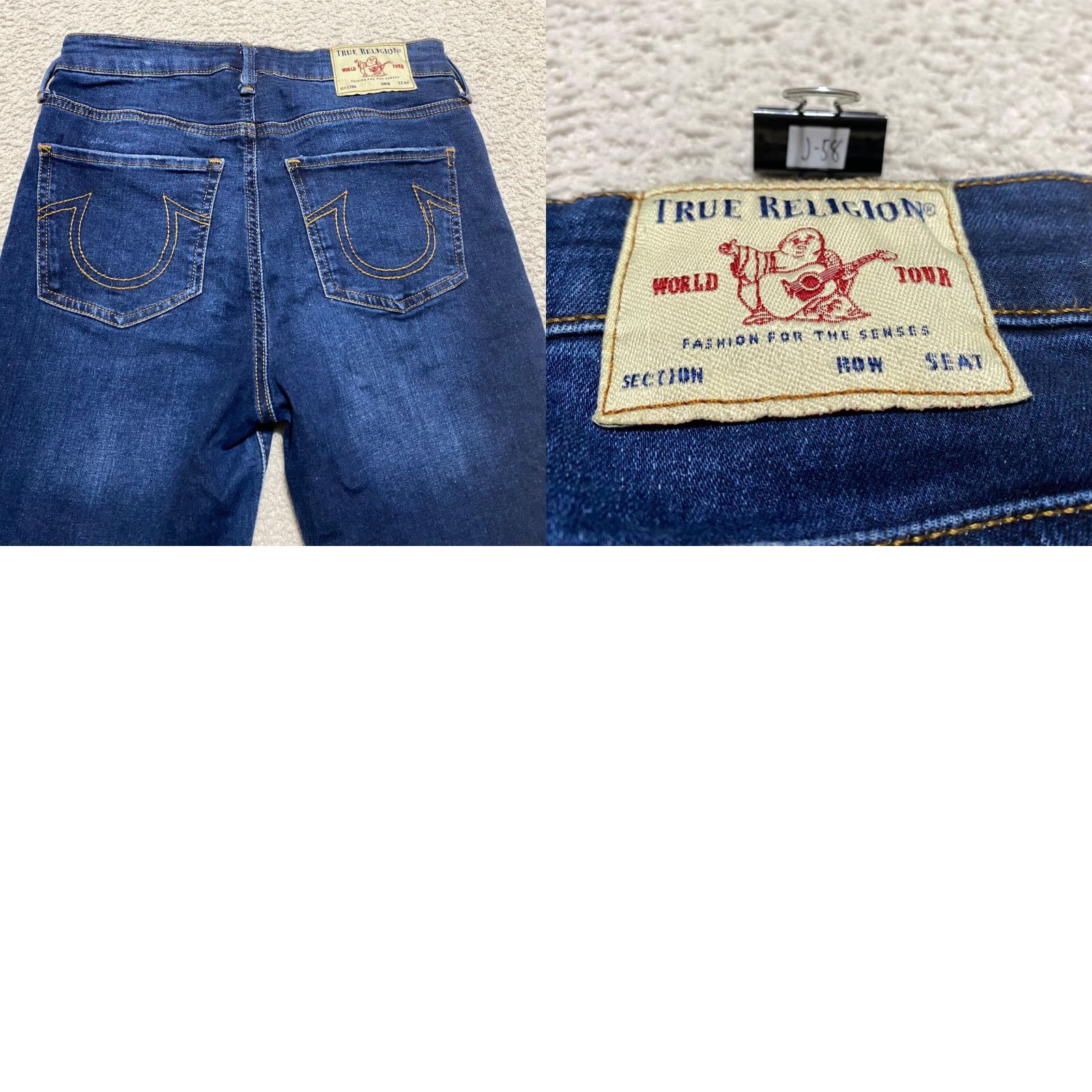 True Religion True Religion Jeans Womens 27 Blue Denim High Rise Skinny Crop 5-Pocket Slim Regular Size 27 Womens Color Blue 90s Theme Designer Brand True Religion Size 27" / US 4 / IT 40 - 9 Thumbnail