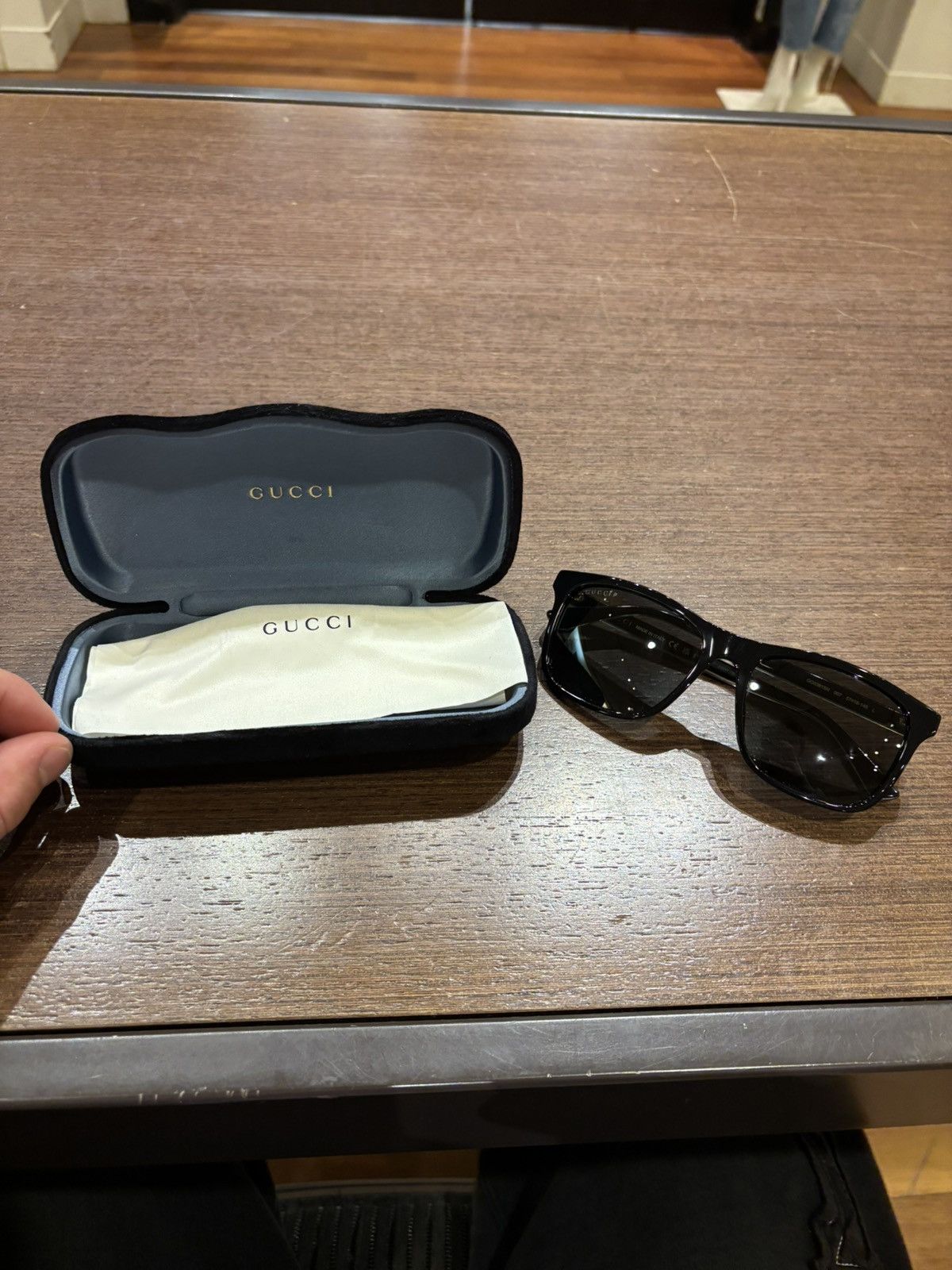 Gucci Gucci Square Frame Glasses Size ONE SIZE - 9 Thumbnail