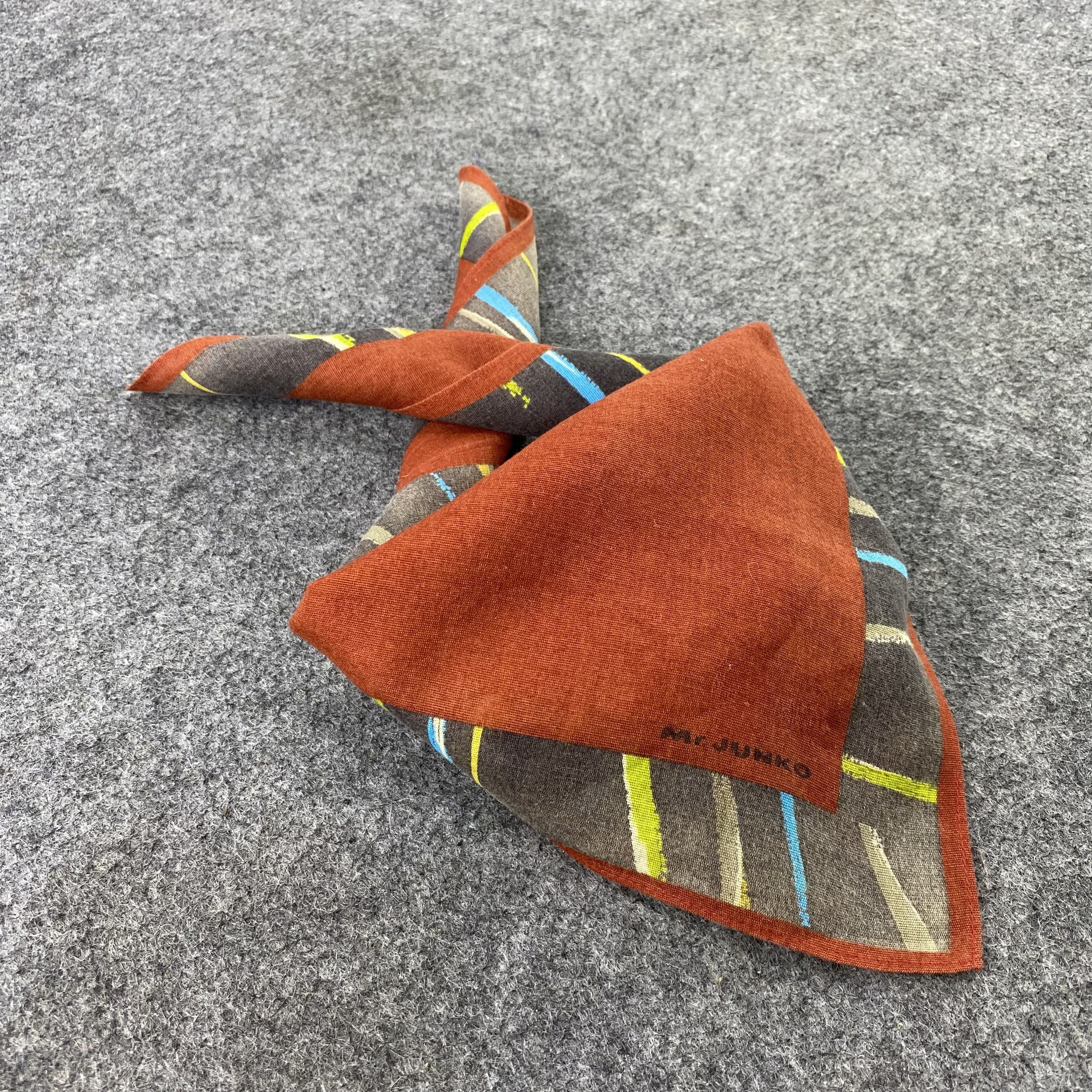 Japanese Brand Mr. Junko Handkerchief / Bandana / Neckerchief -B776 Size ONE SIZE - 1 Thumbnail