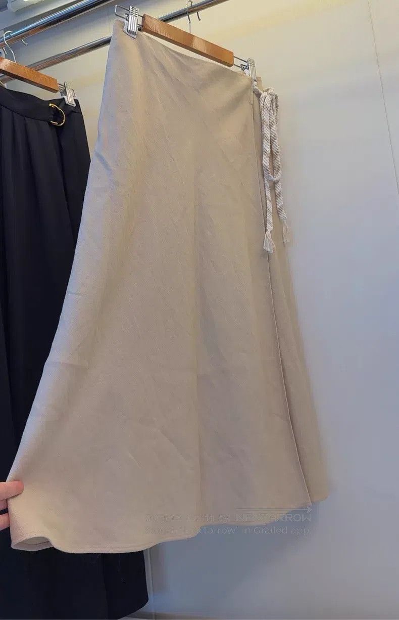 Loro Piana Loro Piana Linen Wrap Skirt Size 26" / US 2 / IT 38 - 3 Thumbnail