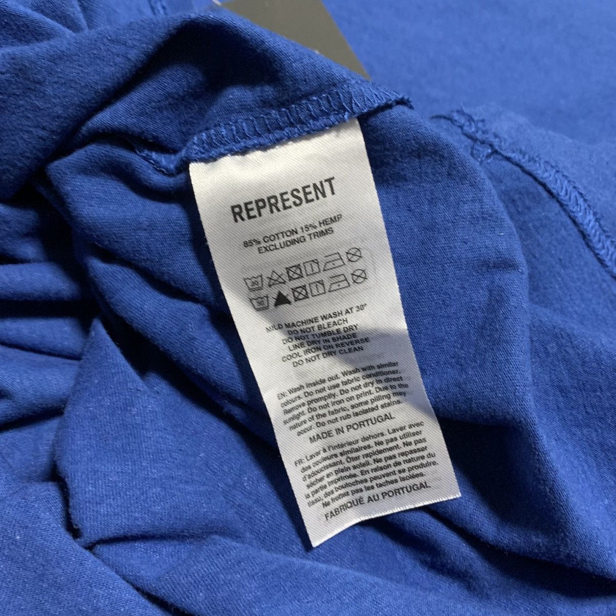 Represent Clo. Represent XXS Permanent Vacation Royal Blue Pocket Tee Size US XXS / EU 40 - 10 Thumbnail
