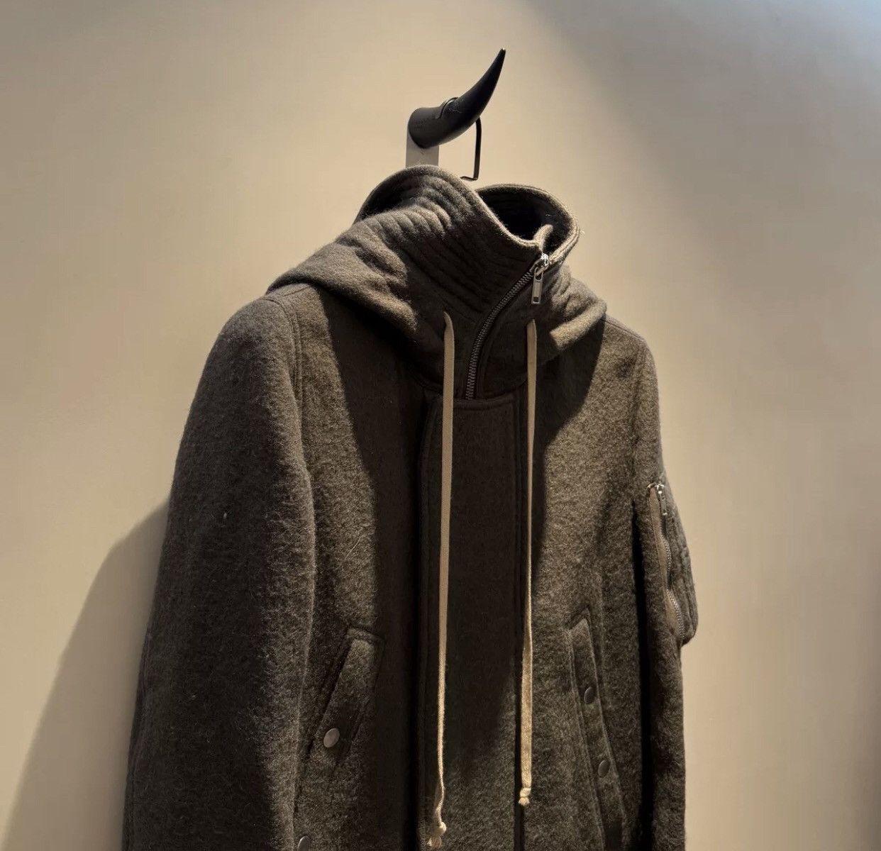 Rick Owens Rick owens mainline cashmere bomber coat2412-Nextarrow Size US S / EU 44-46 / 1 - 3 Thumbnail