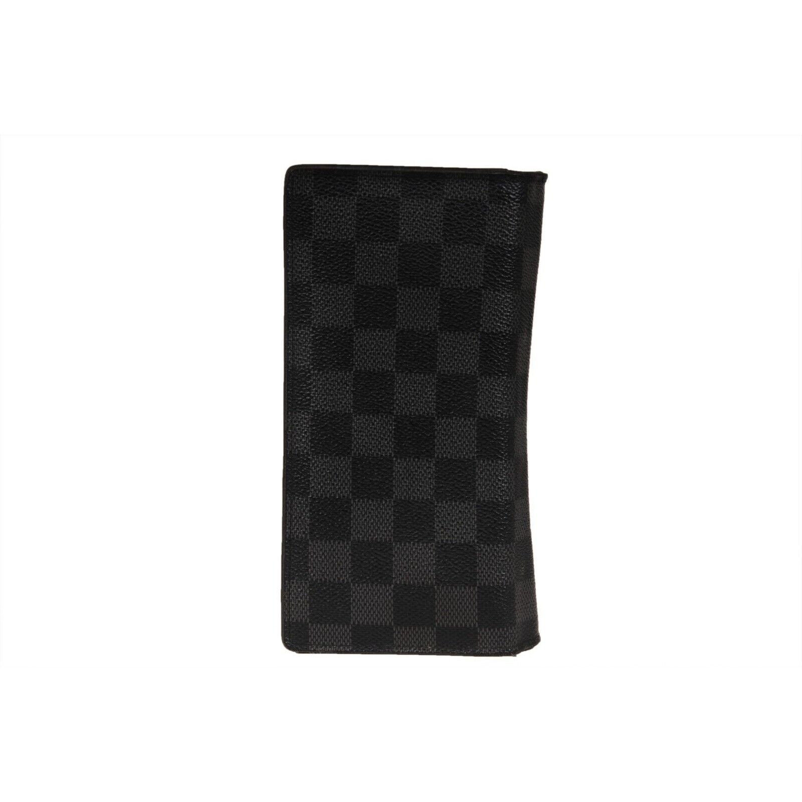 Louis Vuitton Brazza Long Wallet Black Damier Graphite 16 Canvas - 02347 Size ONE SIZE - 3 Thumbnail