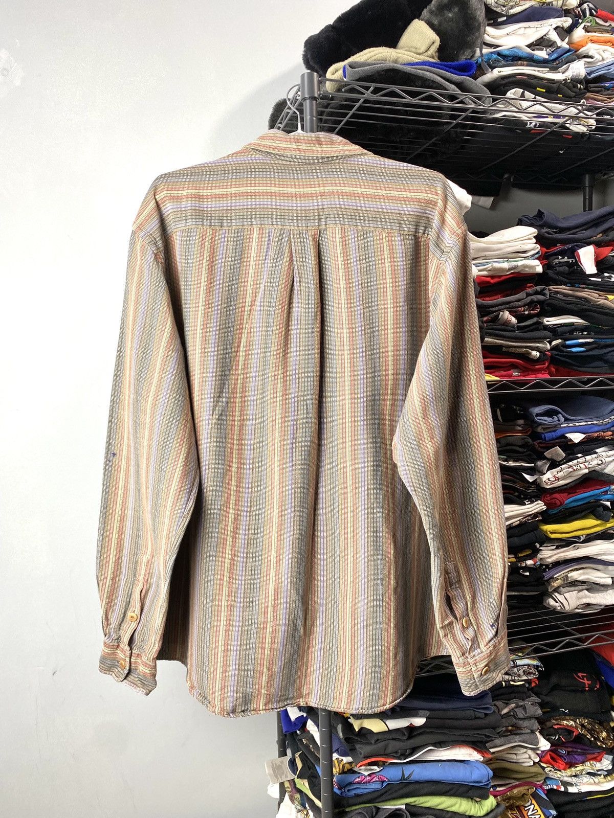 Missoni Vintage Missoni Sport Pattern Striped Shirt Size US XL / EU 56 / 4 - 9 Thumbnail