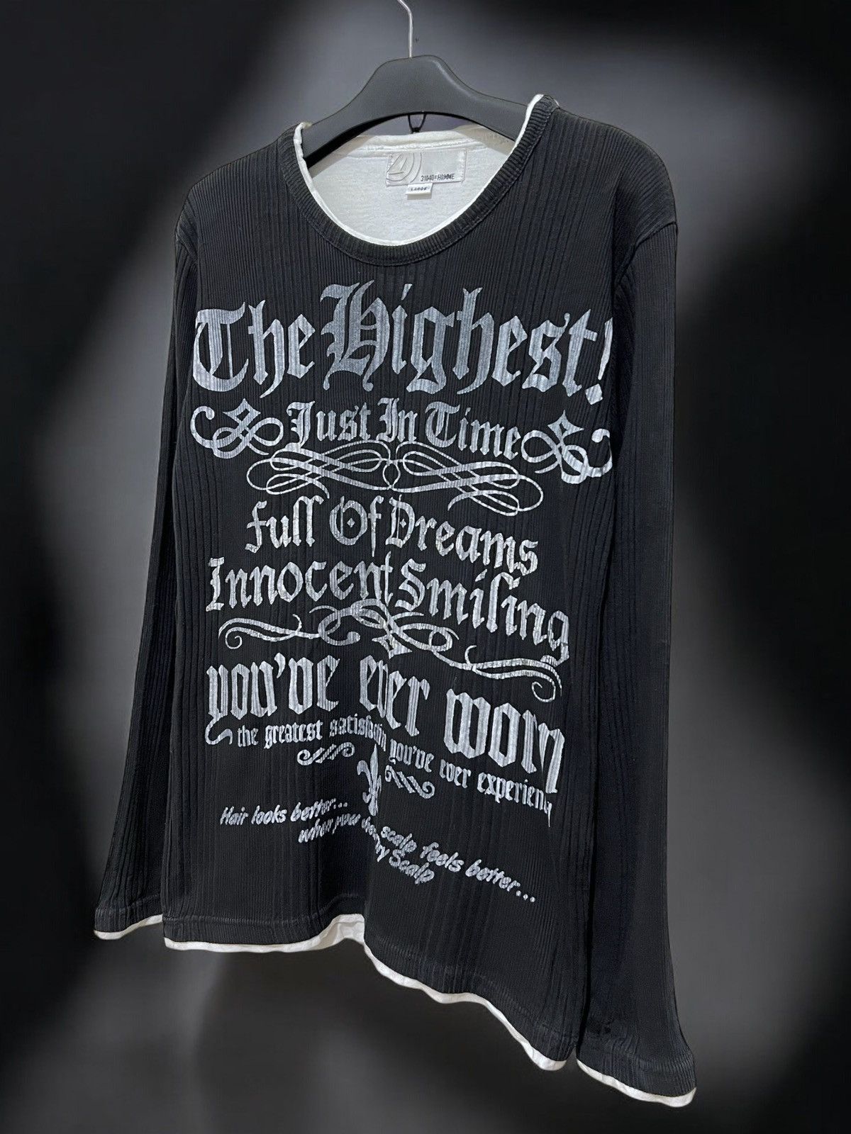 If Six Was Nine × Japanese Brand × Le Grande Bleu (L.G.B.) 31040=homme poem long slevee tee Size US M / EU 48-50 / 2 - 2 Thumbnail