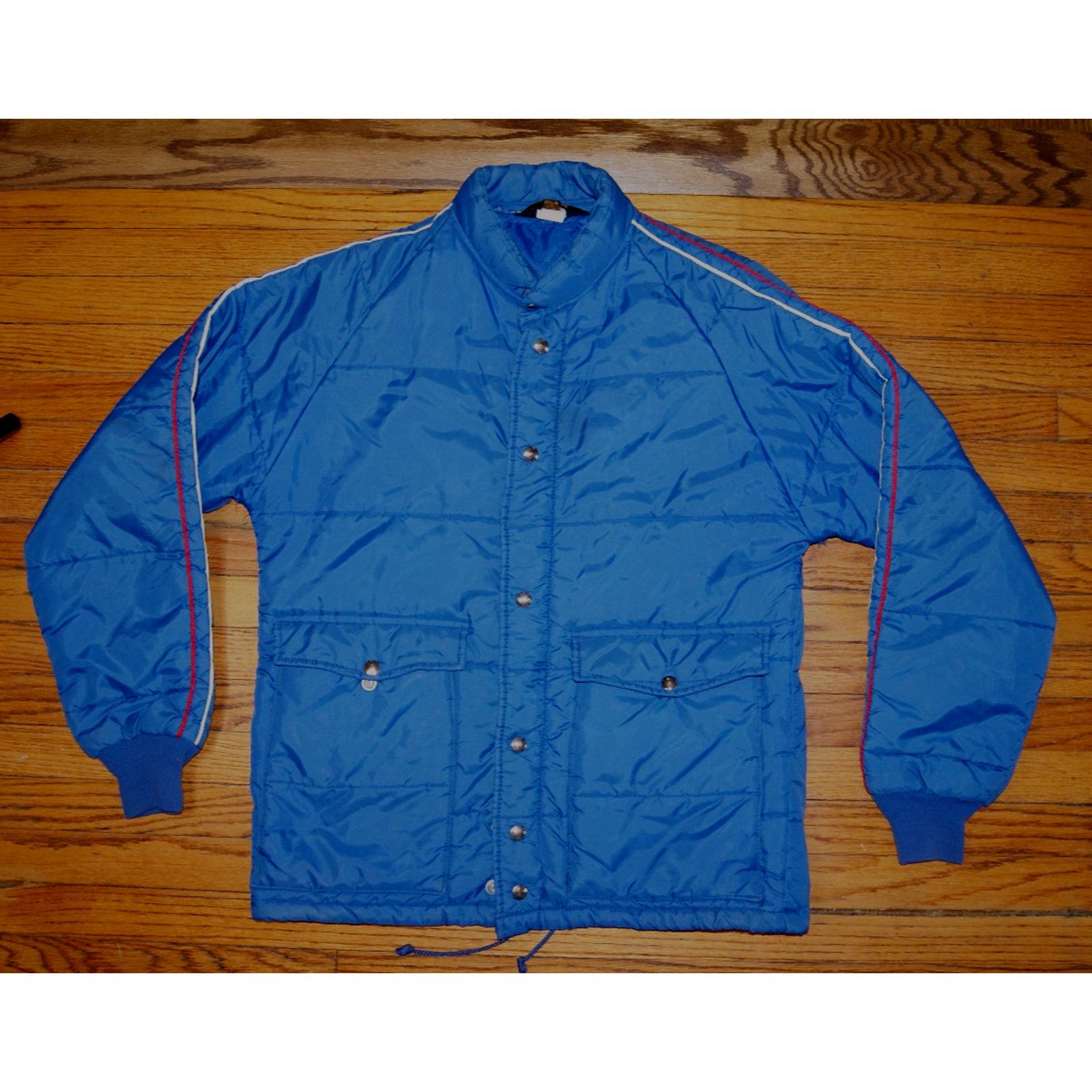 Swingster VTG 80s SWINGSTER Blue Puffer Jacket M USA Size US M / EU 48-50 / 2 - 1 Thumbnail
